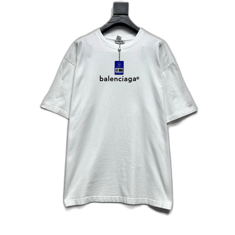 Balenciaga Balenciaga White Mailbox Short Sleeve Tee Size US M / EU 48-50 / 2 - 1 Thumbnail