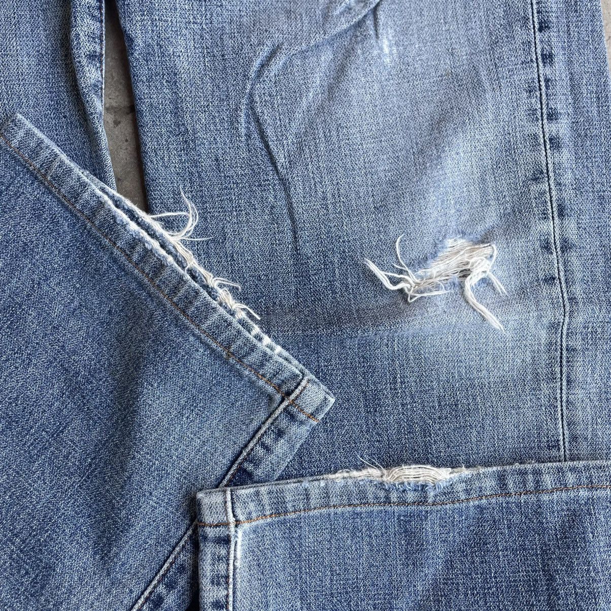 Wrangler 🔥Vintage Wrangler W0344 Washed Ripped Distress Denim Jeans Size US 33 - 7 Thumbnail