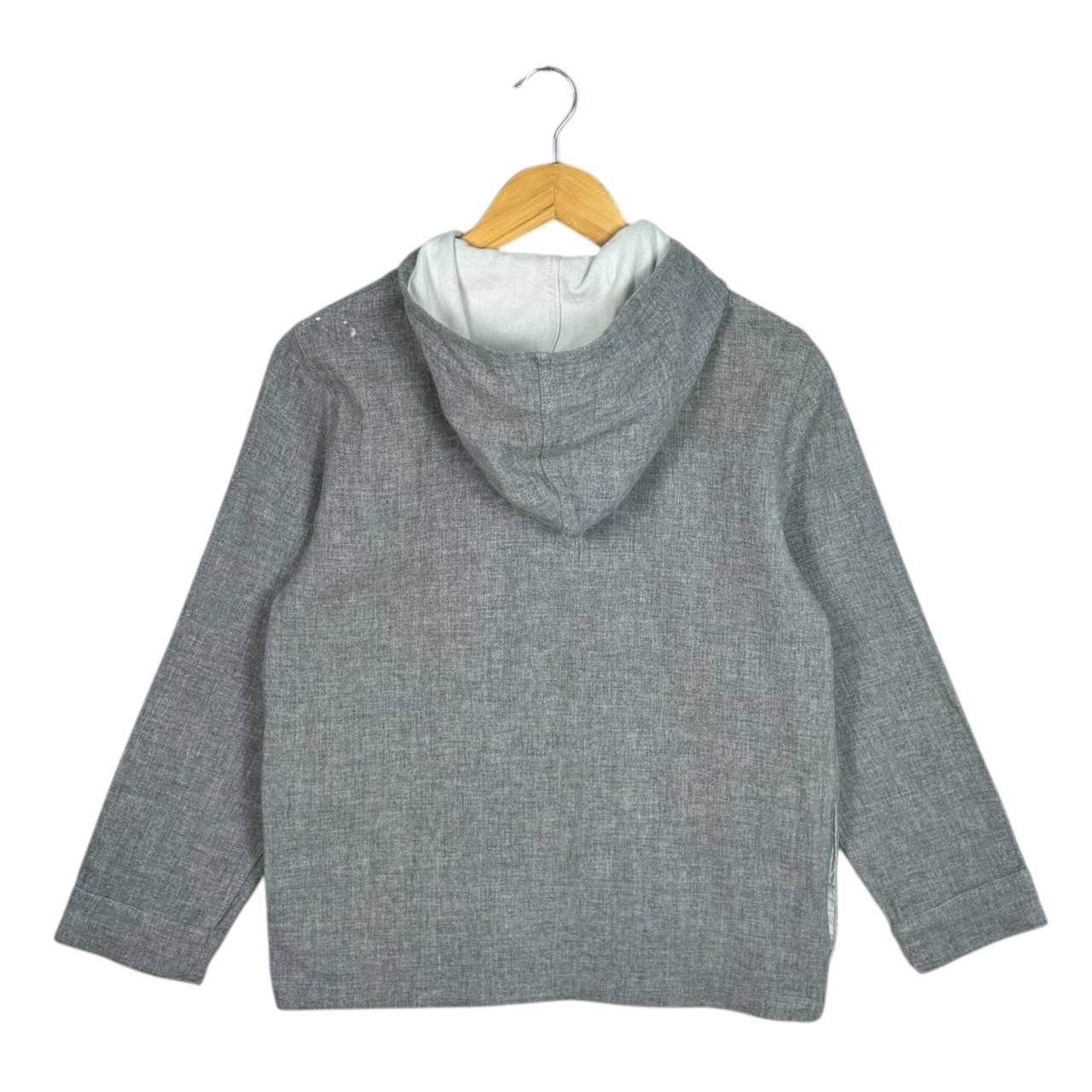 A.P.C. A.P.C. ETE 1999 Archive Wool Zip Hoodie Vintage M Grey Size US S / EU 44-46 / 1 - 2 Thumbnail