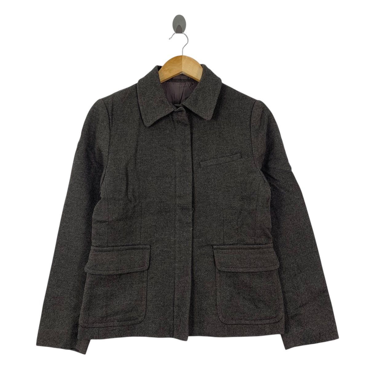 Margaret Howell Vintage 90s MARGARET HOWELL ENGLAND Wool Blazer Coat Jacket Size US S / EU 44-46 / 1 - 1 Thumbnail