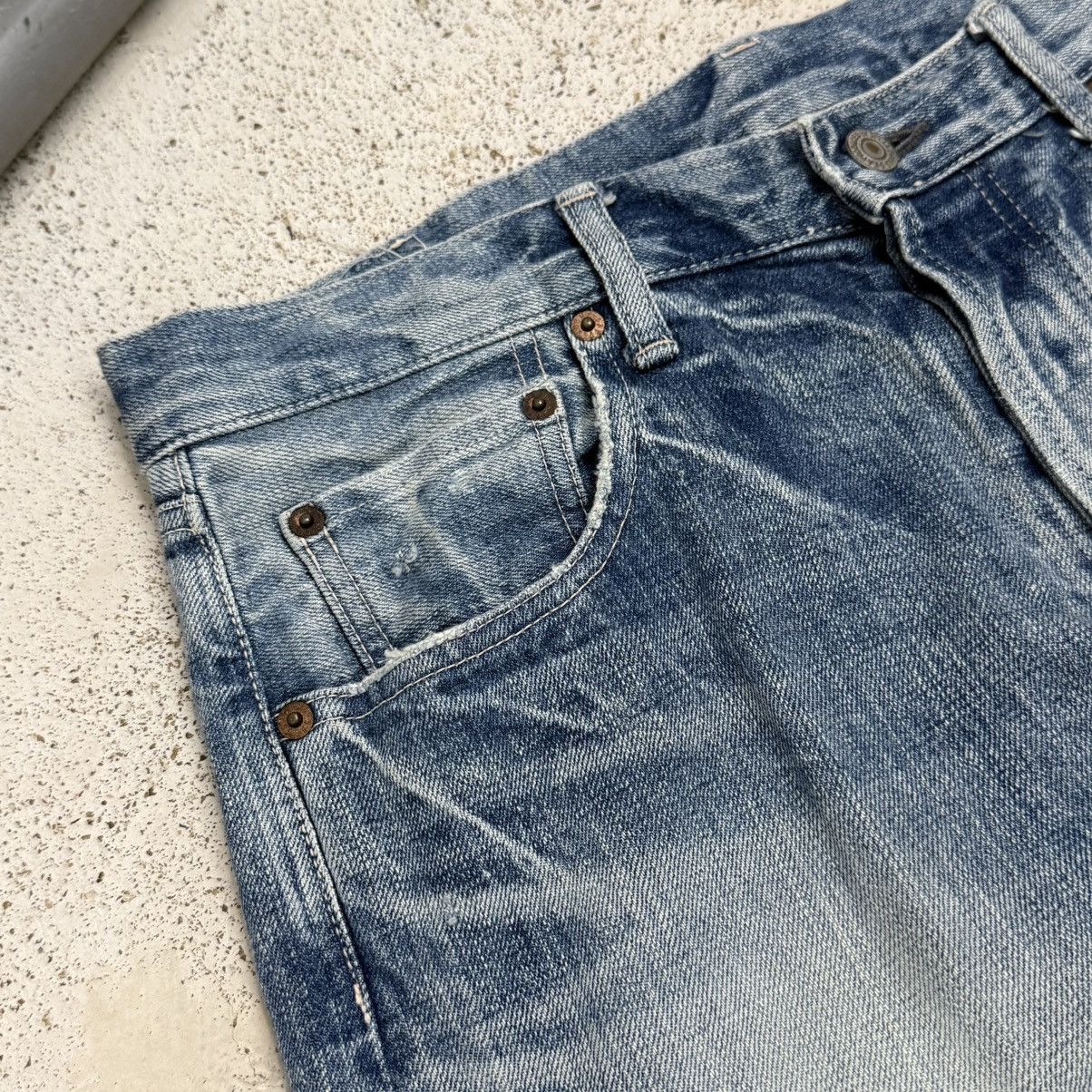 Spellbound Spellbound Distressed Light Wash Japanese Denim Pants Size US 33 - 9 Thumbnail