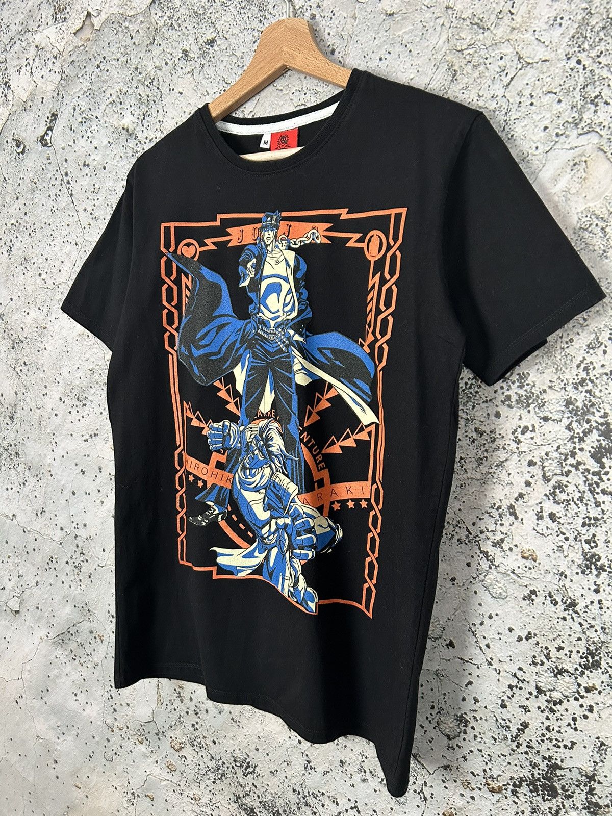 Anime Vintage Hirohiko Araki JoJo Anime Japanese Movie Manga Tee Size US M / EU 48-50 / 2 - 2 Thumbnail