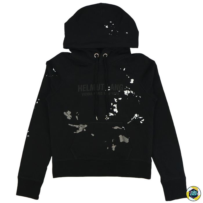 Helmut Lang HELMUT LANG PAINT SPLATTER HOODIE Grailed