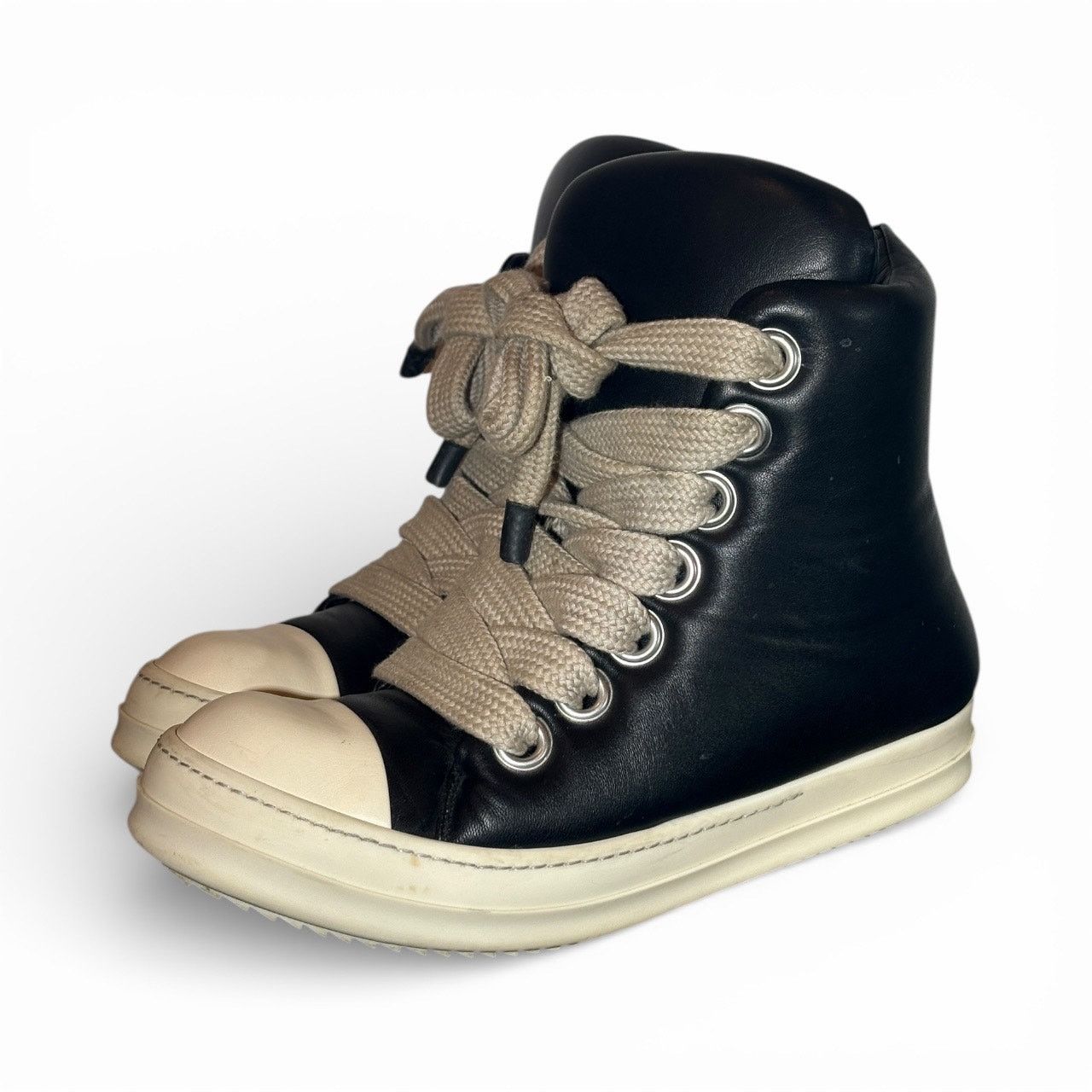 Rick Owens Size 9 - Rick Owen Jumbo Lace Padded Sneakers  display picture 1