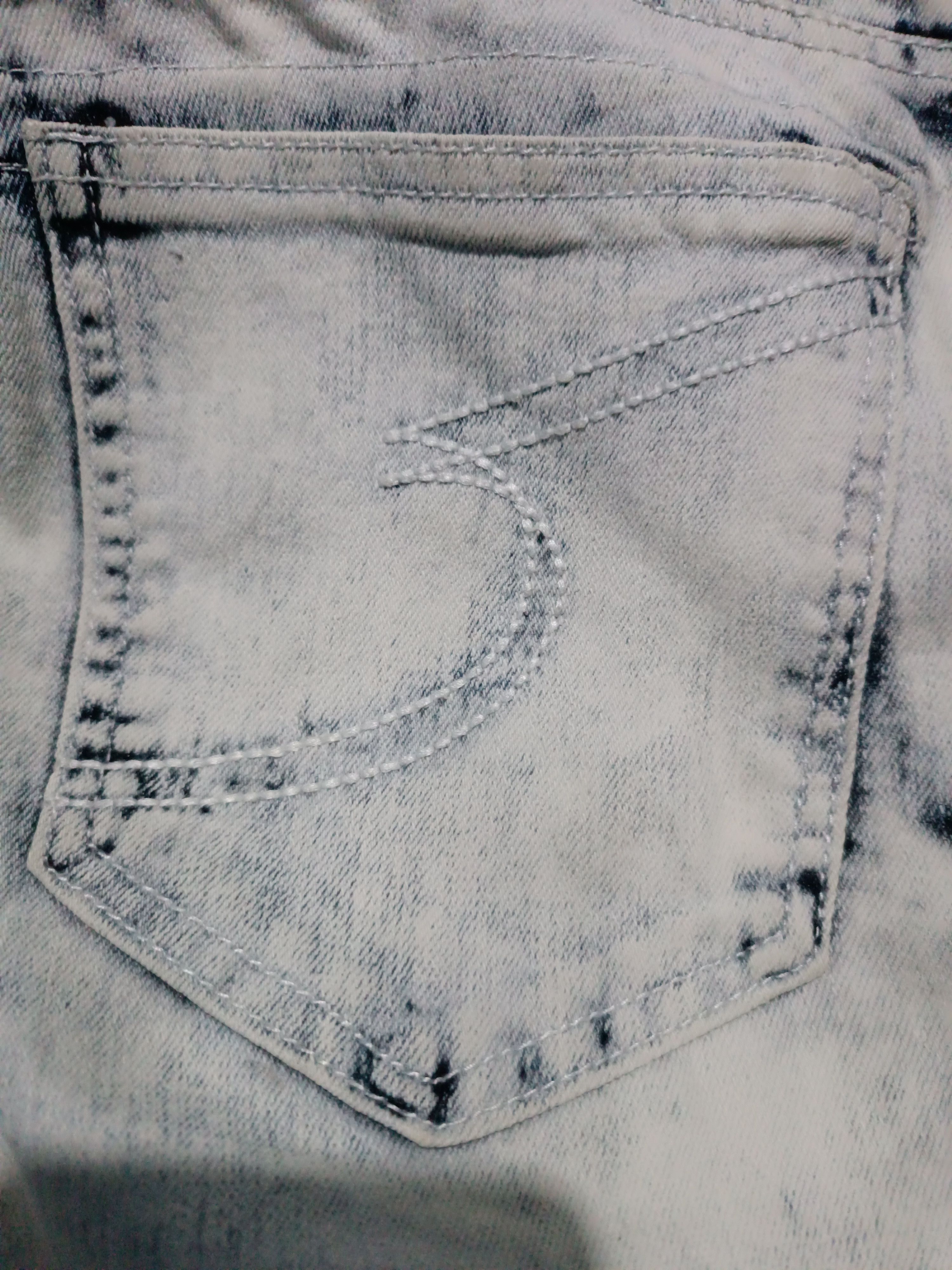 semanticdesign Sematic Design Slim Fit Stretch Acid Wash Denim Banana Pant Size US 31 - 7 Thumbnail