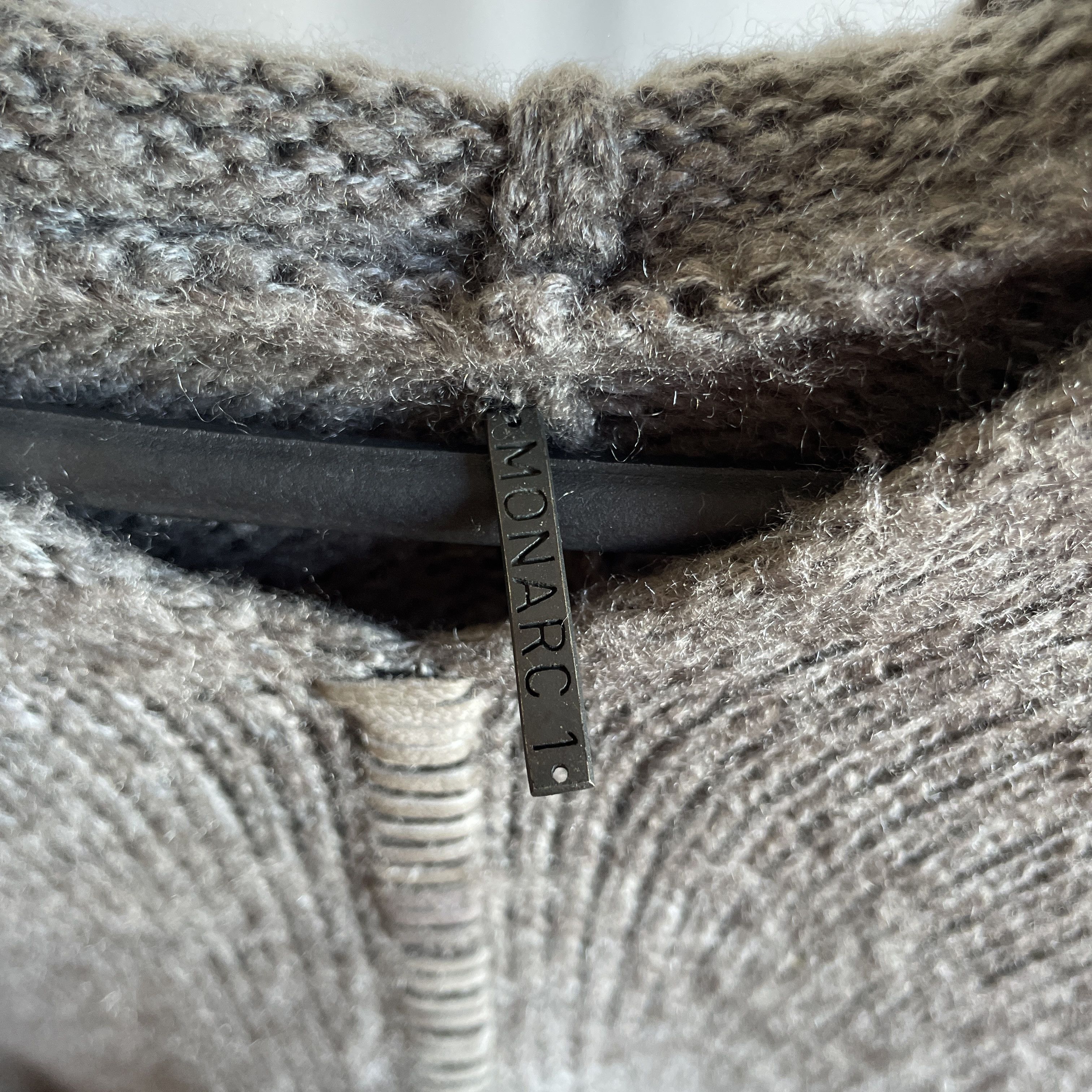 Other Monarc 1 Avant Garde Womens Handmade Mohair Draped Poncho Size ONE SIZE - 10 Thumbnail