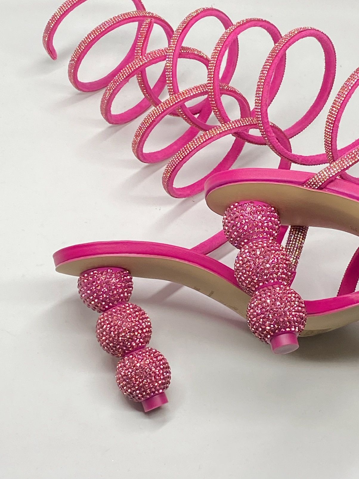 Cult Gaia Lislie Crystal Wrap Sandals size 39