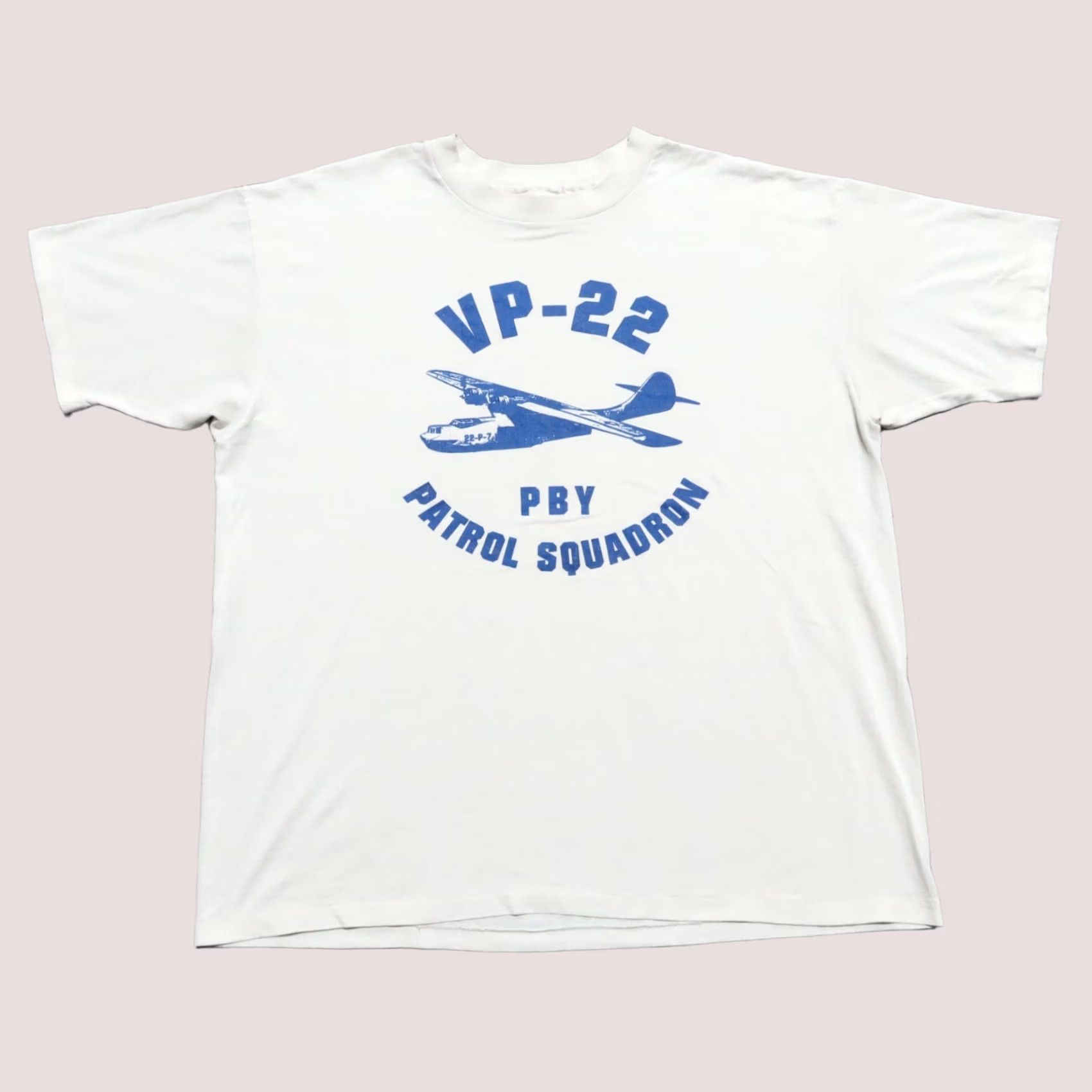 Hanes Vintage USN US Navy VP-22 Patrol Squadron Shirt XL Size White Mens Approved Size US XL / EU 56 / 4 - 1 Thumbnail