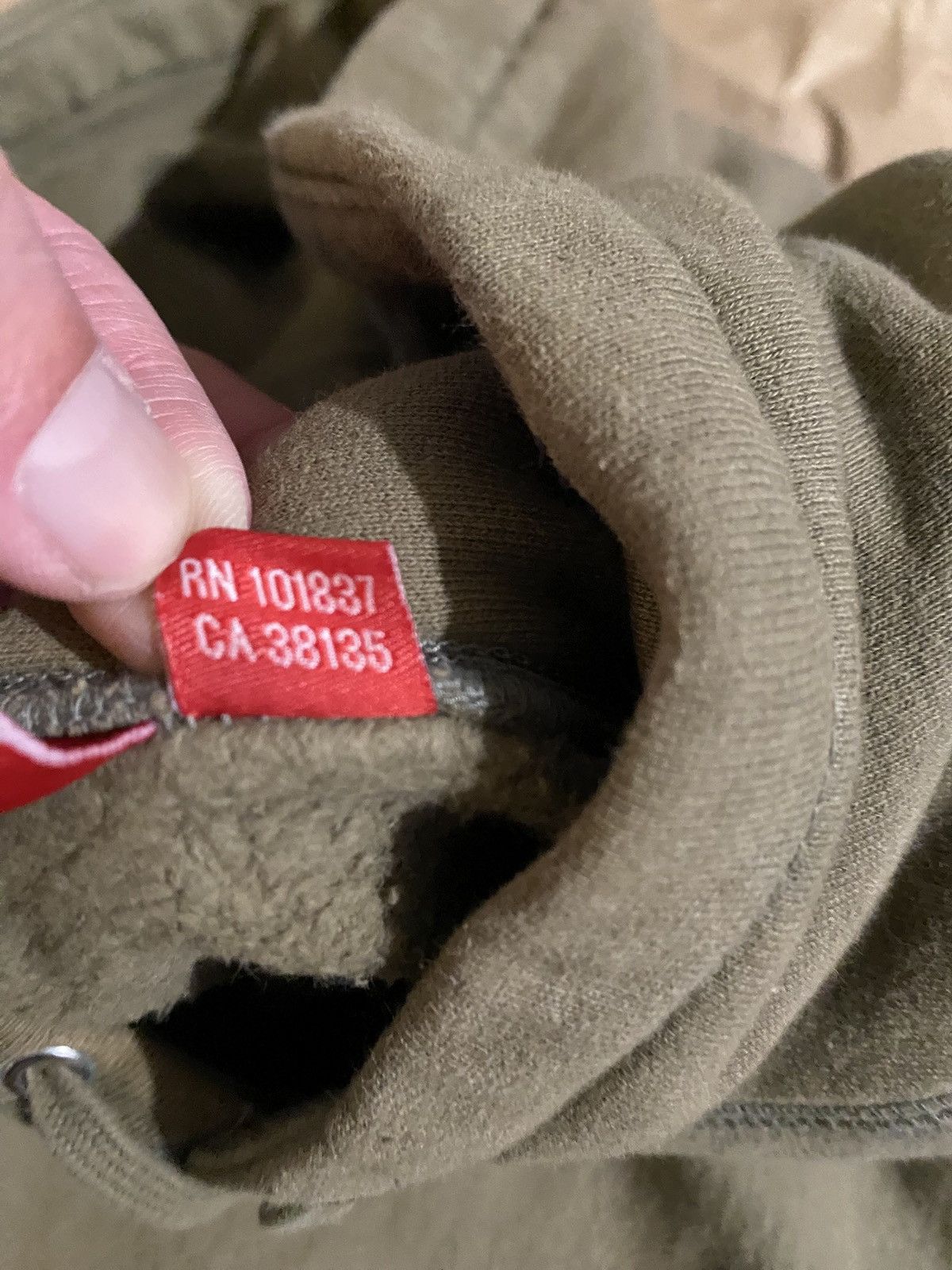 Supreme Supreme Olive Mini Small Box Logo Hoodie Size US L / EU 52-54 / 3 - 5 Thumbnail