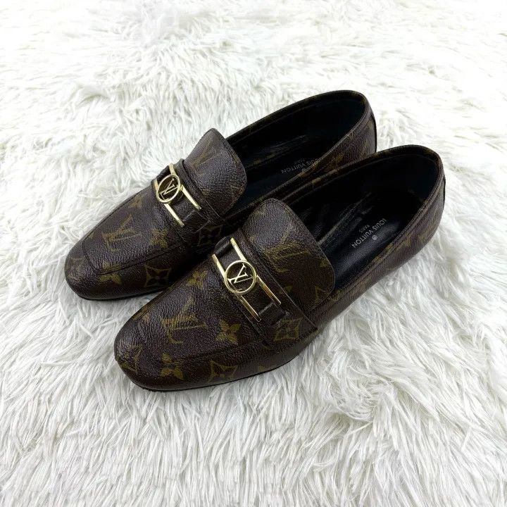 Louis Vuitton Louis Vuitton Brown Monogram Casual Loafers 0079 Size US 6 / IT 36 - 1 Thumbnail