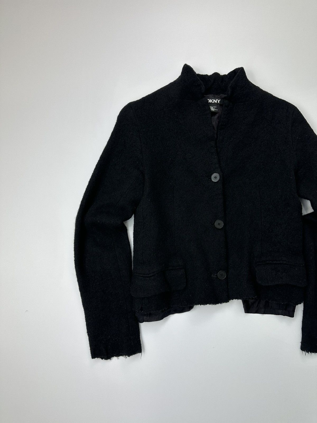 DKNY DKNY Wool Blazer Black Made In Korea Size L / US 10 / IT 46 - 4 Thumbnail