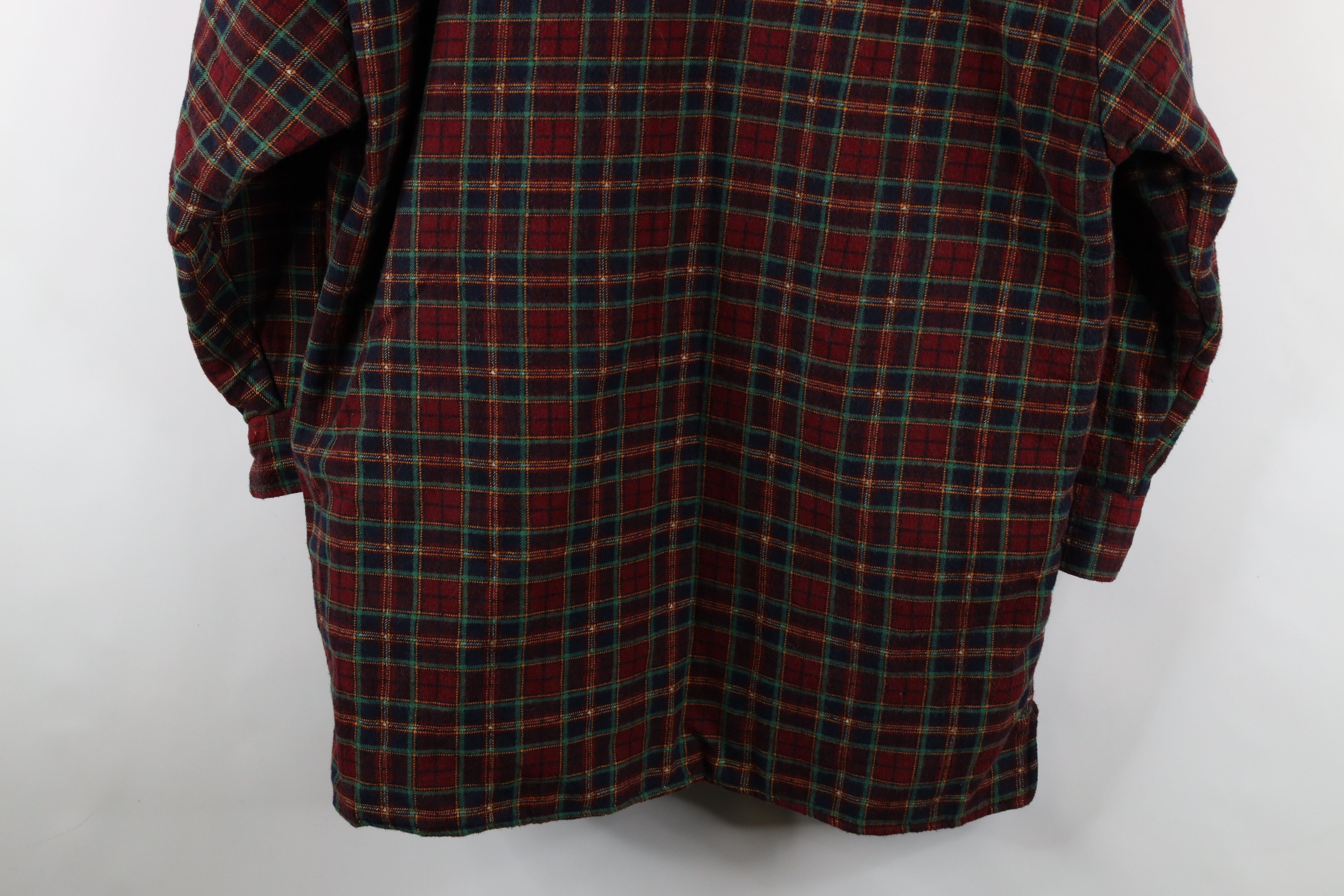 Vintage Vintage 90s Streetwear Flannel Button Shirt Jacket Jac Shirt Size US XXL / EU 58 / 5 - 11 Thumbnail
