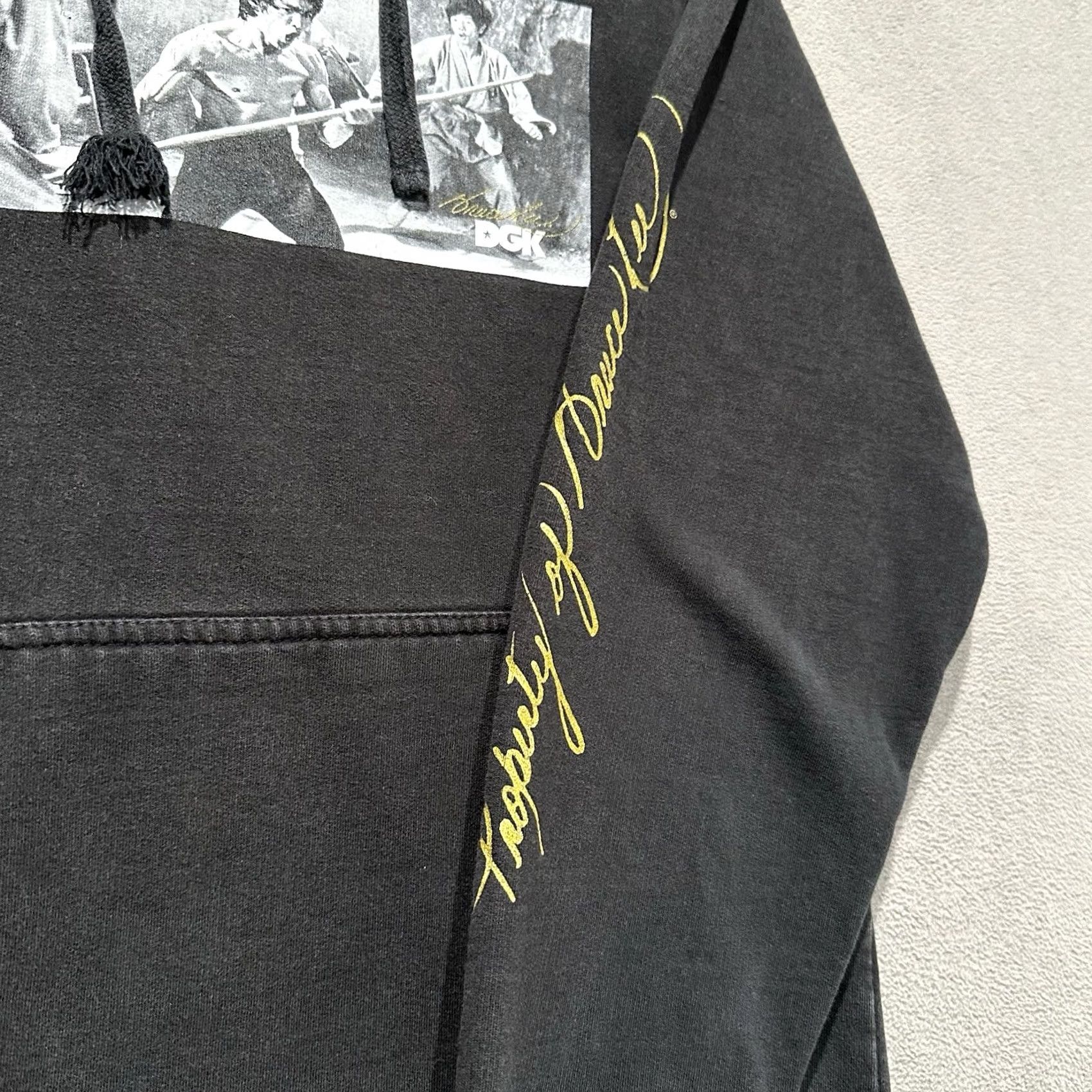 DGK DGK Bruce Lee Sweatshirt Mens Small Black Graphic Print Hoodie Streetwear GUC Size US XL / EU 56 / 4 - 6 Thumbnail