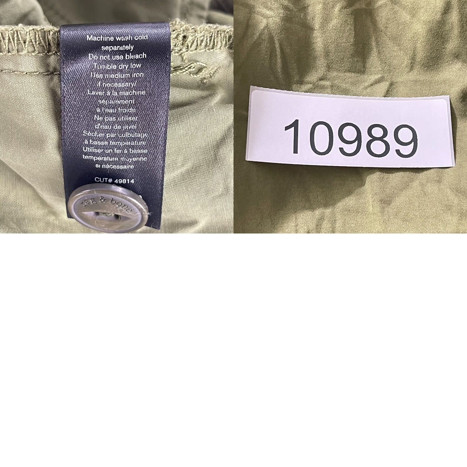 Rag & Bone rag & bone Straight Chino Pants Womens Size 25 Green Mid-Rise Casual Lightweight Pants Womens Green 25 Mid-Rise Chino Straight Bags? Size 42" / US 20 - 10 Thumbnail