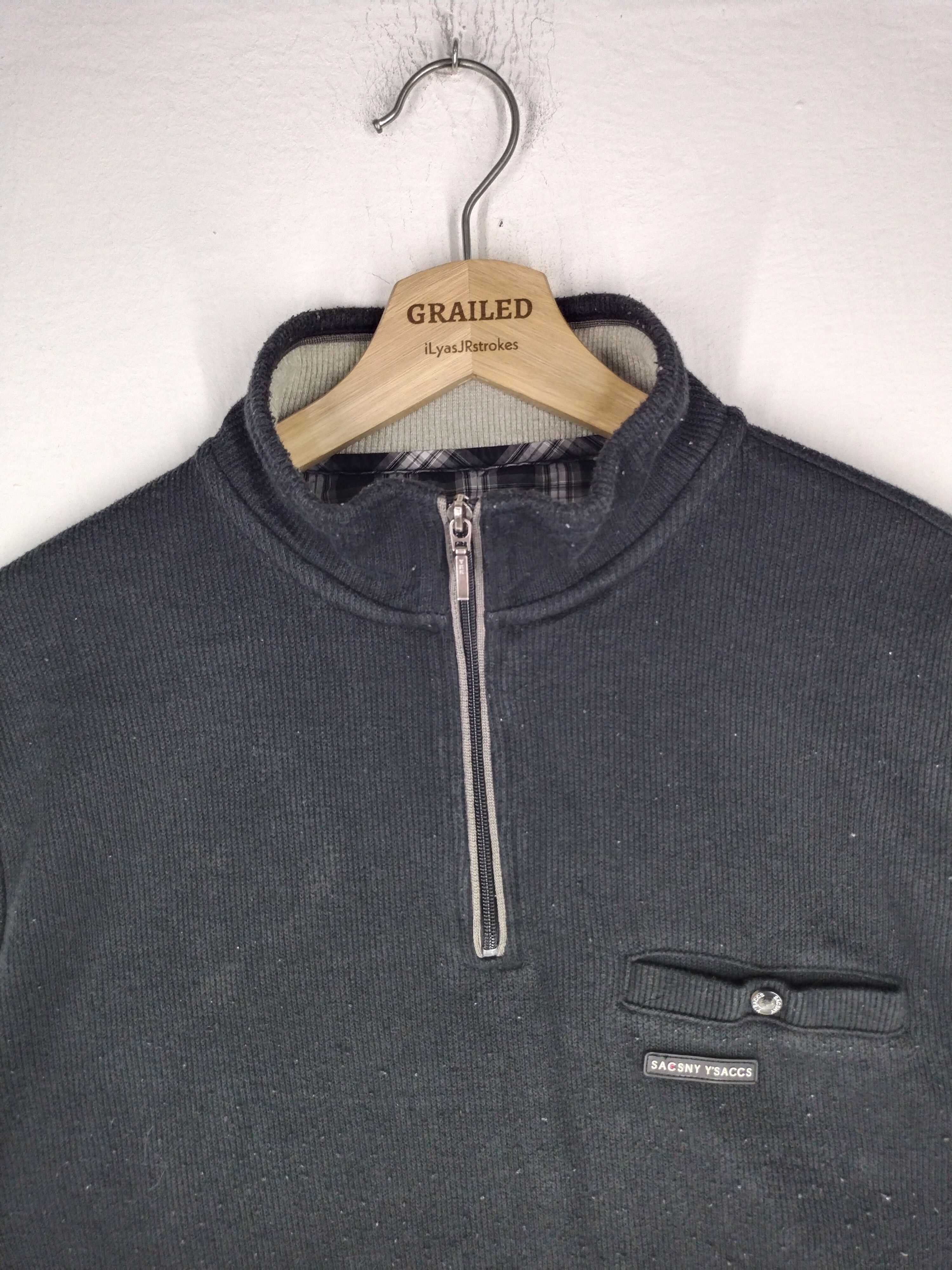 Y's × Yohji Yamamoto Sacsny Y'saccs Yohji Yamamoto Half Zipper Size US M / EU 48-50 / 2 - 6 Thumbnail