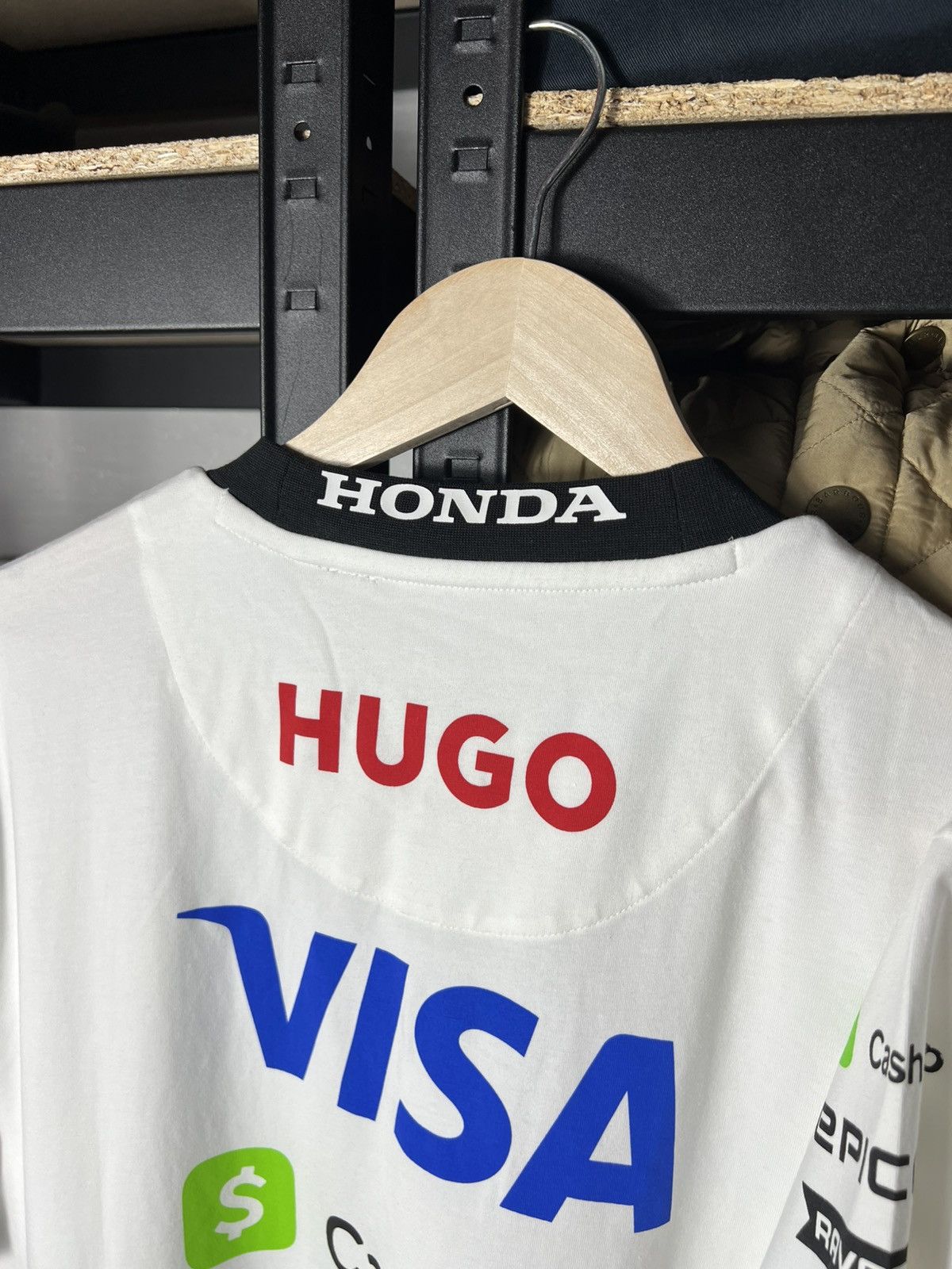 Hugo HUGO Visa Cash App RB Formula One F1 Team Shirt White Blue Size US L / EU 52-54 / 3 - 13 Thumbnail