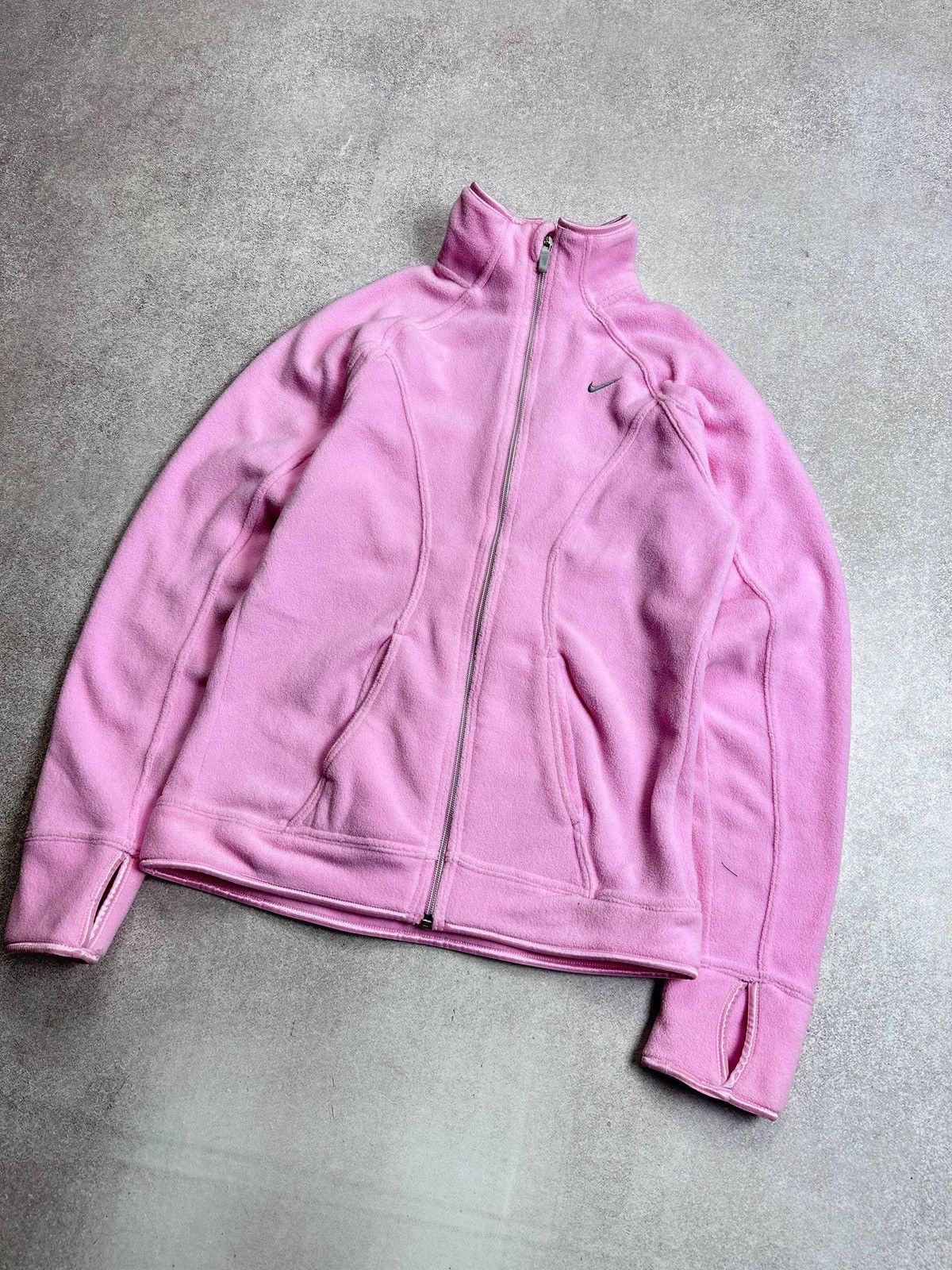 Nike 🌸 Beautiful Vintage Nike Womans Fleece Sherpa Zip Jacket S Size S / US 4 / IT 40 - 2 Thumbnail