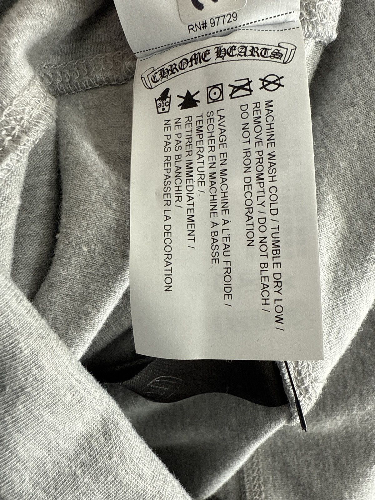 Chrome Hearts CHROME HEARTS BLIND SPOT FLARE LEGGINGS GREY Size 28" / US 6 / IT 42 - 7 Thumbnail