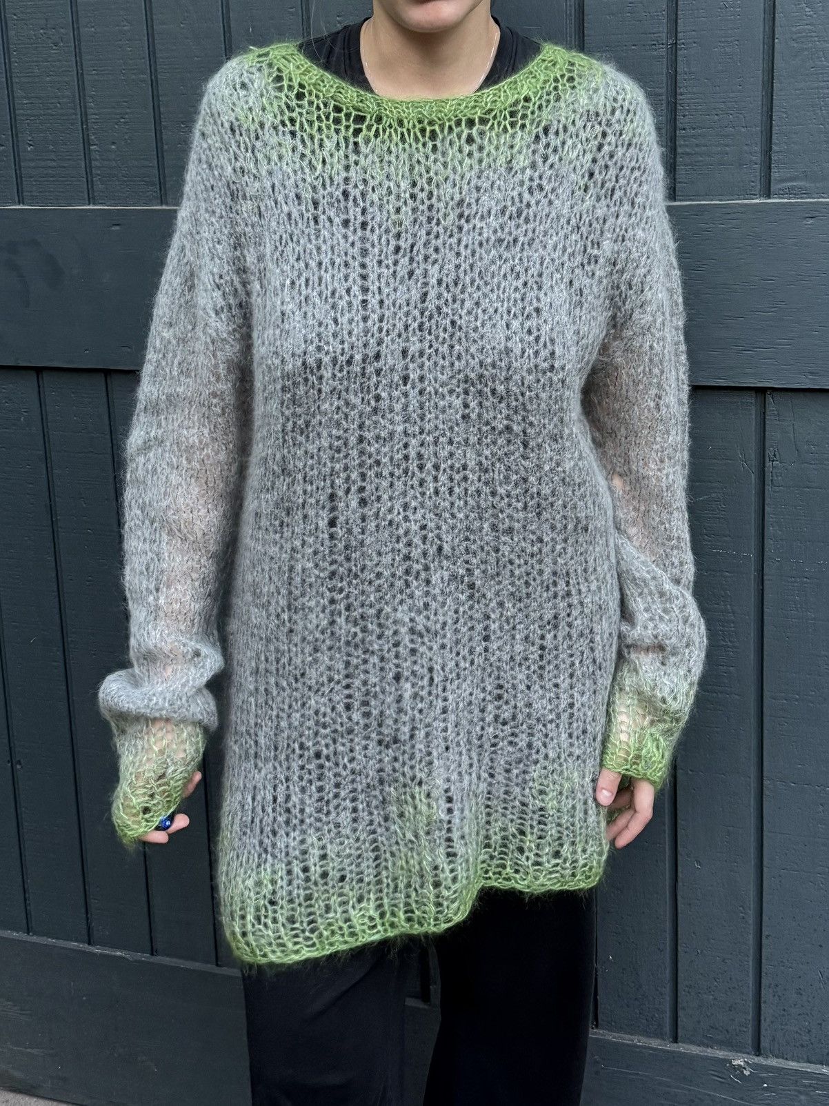 Ann Demeulemeester Ann Demeulemeester Gradient Mohair Sweater Size US M / EU 48-50 / 2 - 4 Thumbnail