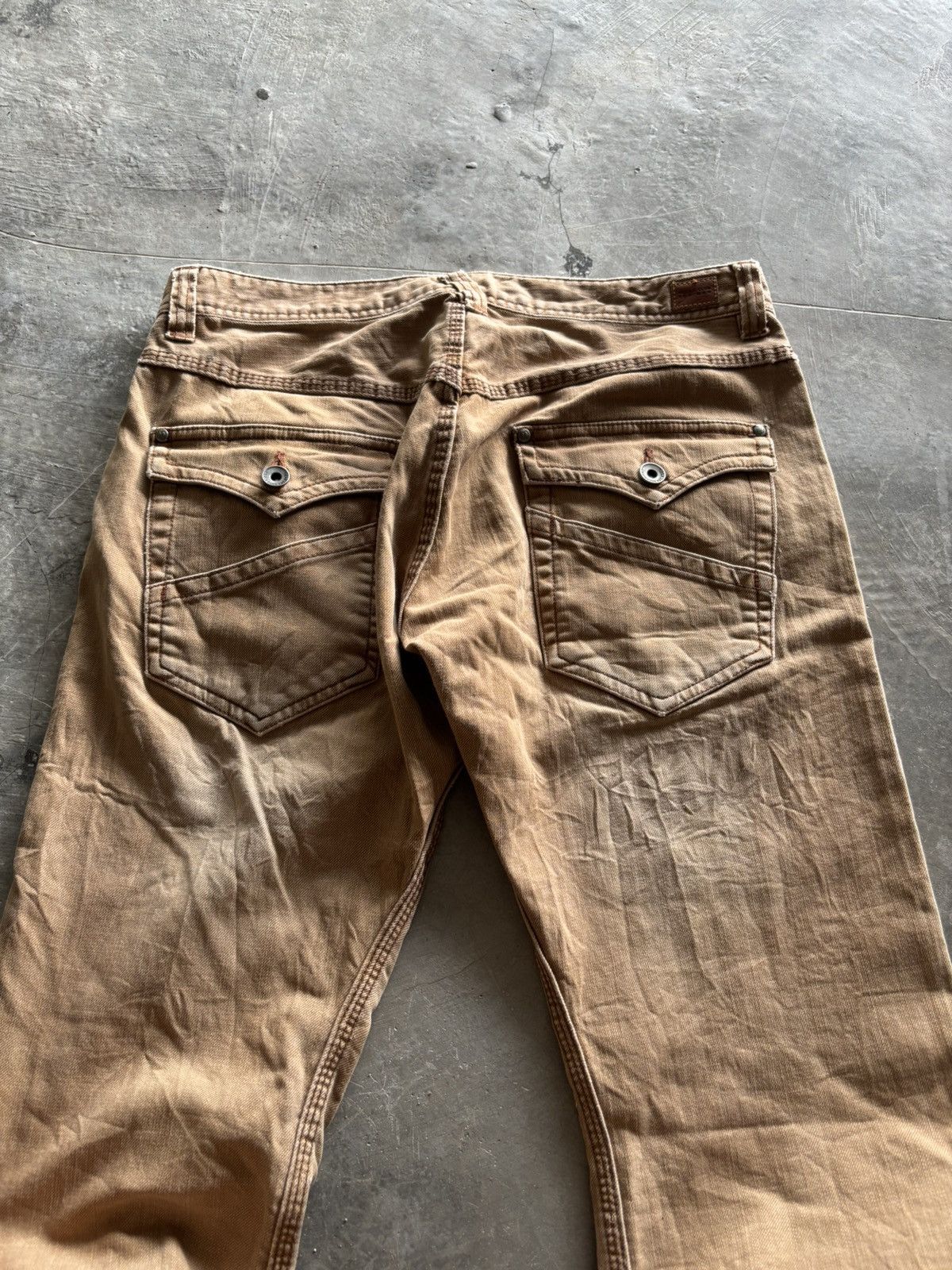 Japanese Brand nicole club for men washed faded khakis brown japanese punk Size US 32 / EU 48 - 13 Thumbnail