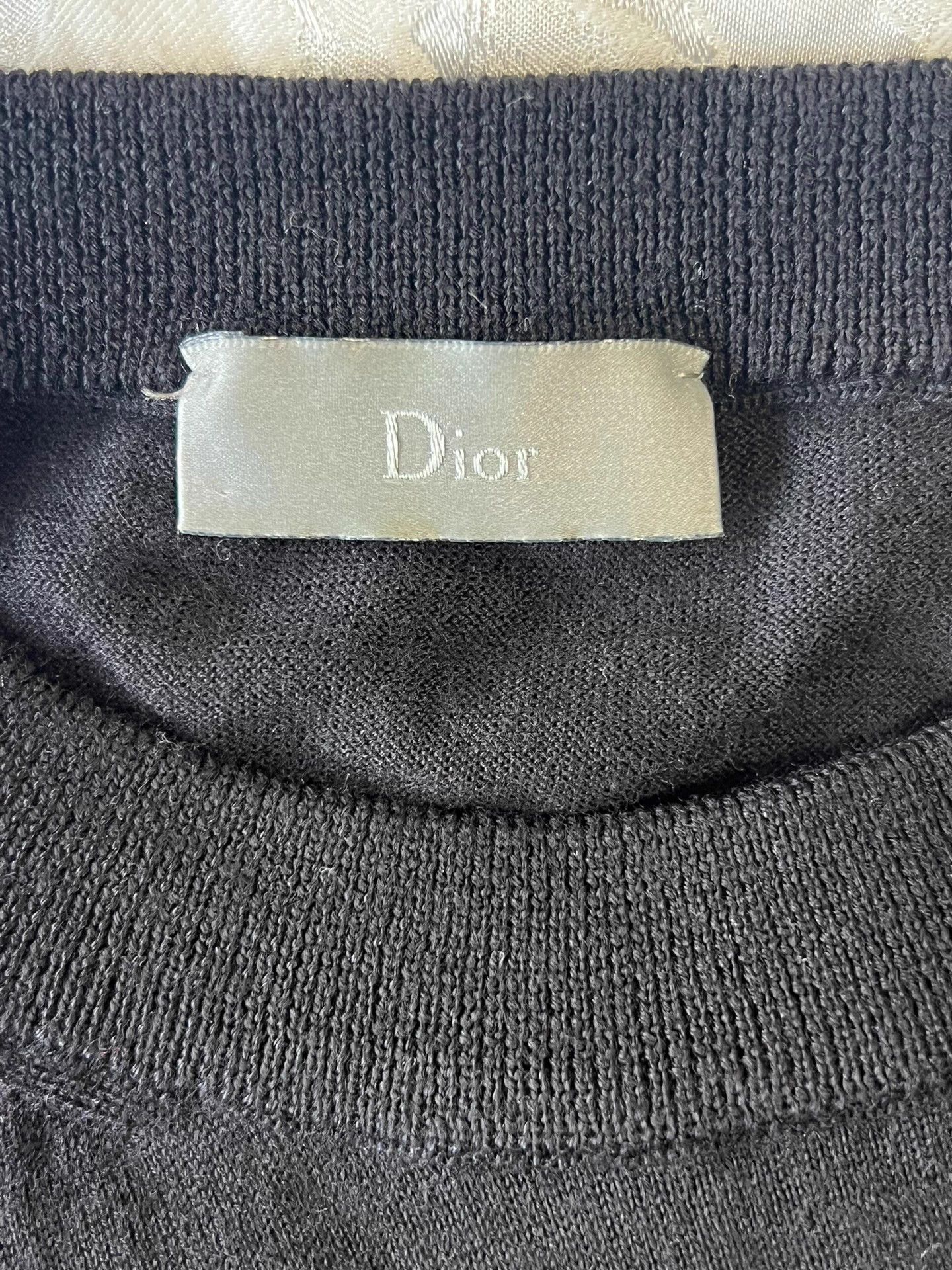 Dior Dior Black Long-Sleeve DIOR BY DIOR Logo Sweater S Size US S / EU 44-46 / 1 - 5 Thumbnail