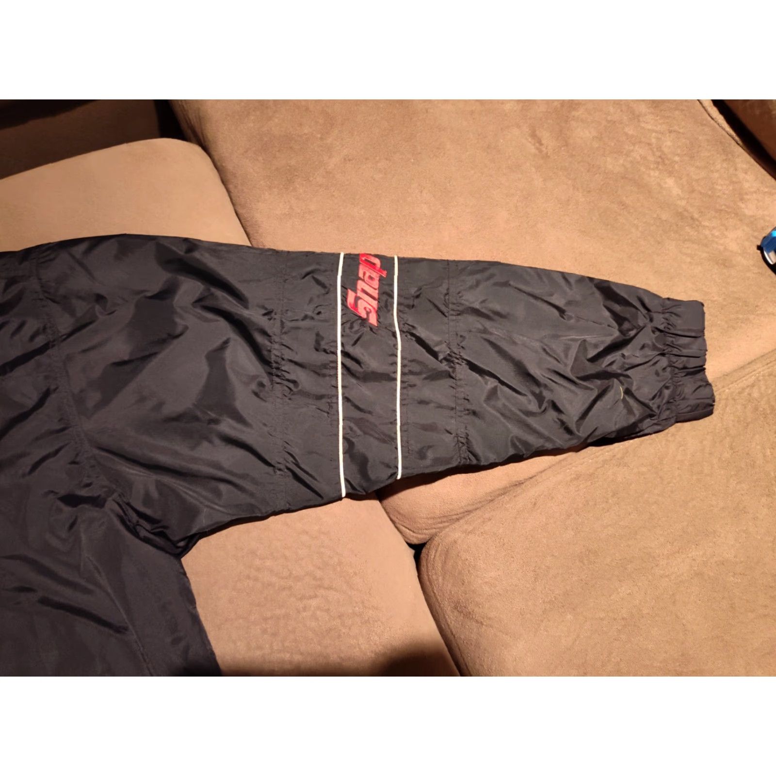 Vintage Snap-On Tools Windbreaker Pullover Jacket Men's Size XL Black V-Neck Racing (Jacket) Size US XL / EU 56 / 4 - 5 Thumbnail