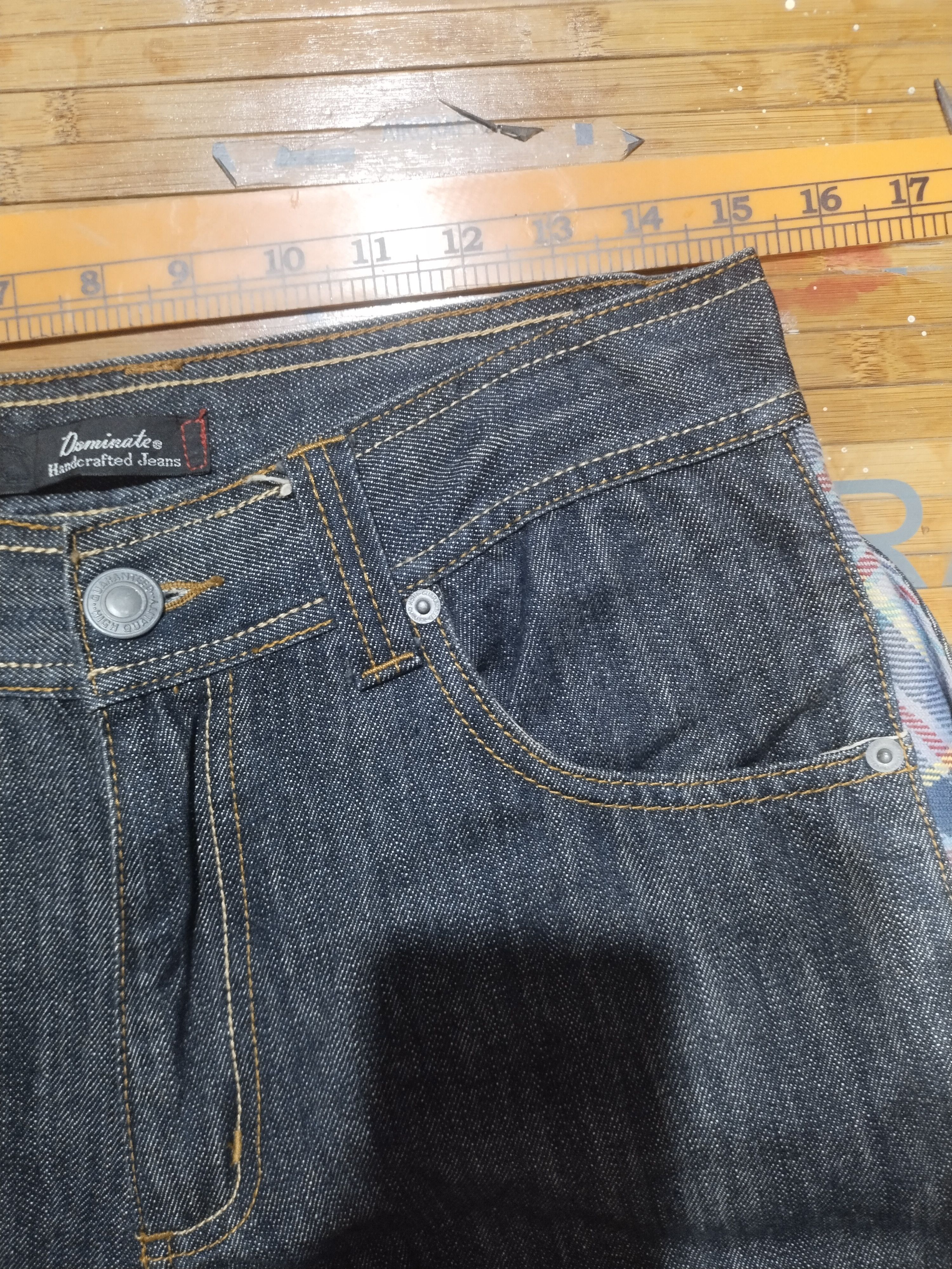 Vintage Vintage Jeans Dominate Handcrafted Sz 30" Size US 30 / EU 46 - 7 Thumbnail