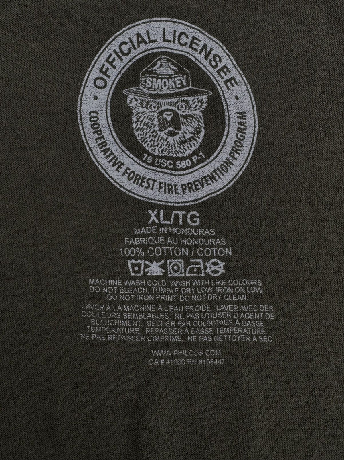 Band Tees × Vintage ORIGINAL SMOKEY BEAR GRAPHIC TEE JAPAN STREETWEAR VINTAGE Size US XL / EU 56 / 4 - 2 Thumbnail