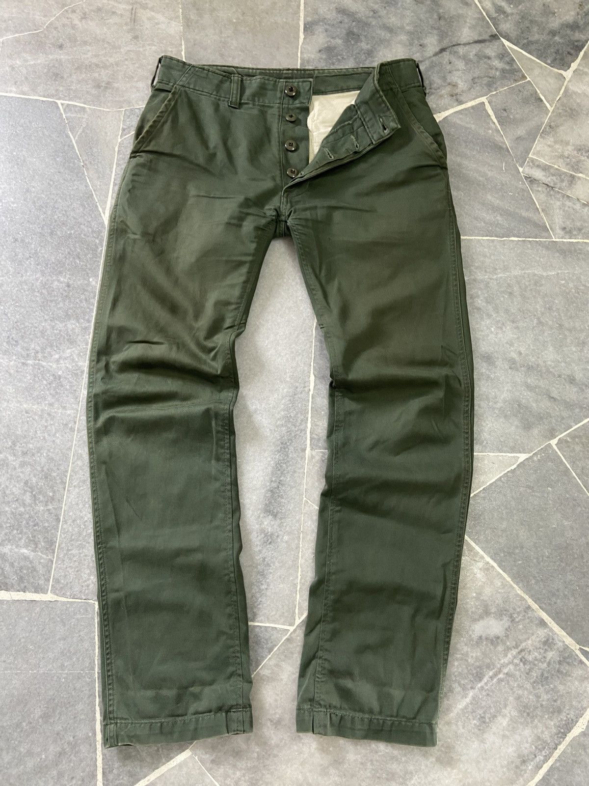 Supreme Supreme Vintage Supreme Mfg Co OG 107 Military Pants Size US 29 - 6 Thumbnail