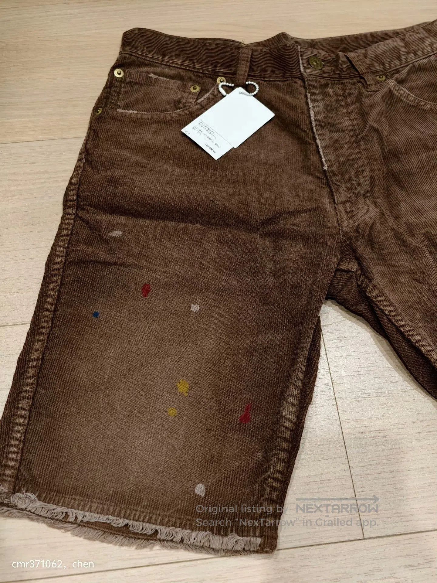 Visvim VISVIM 17SS FLUXUS 03 CORD SHORTS. Size US 26 / EU 42 - 3 Thumbnail
