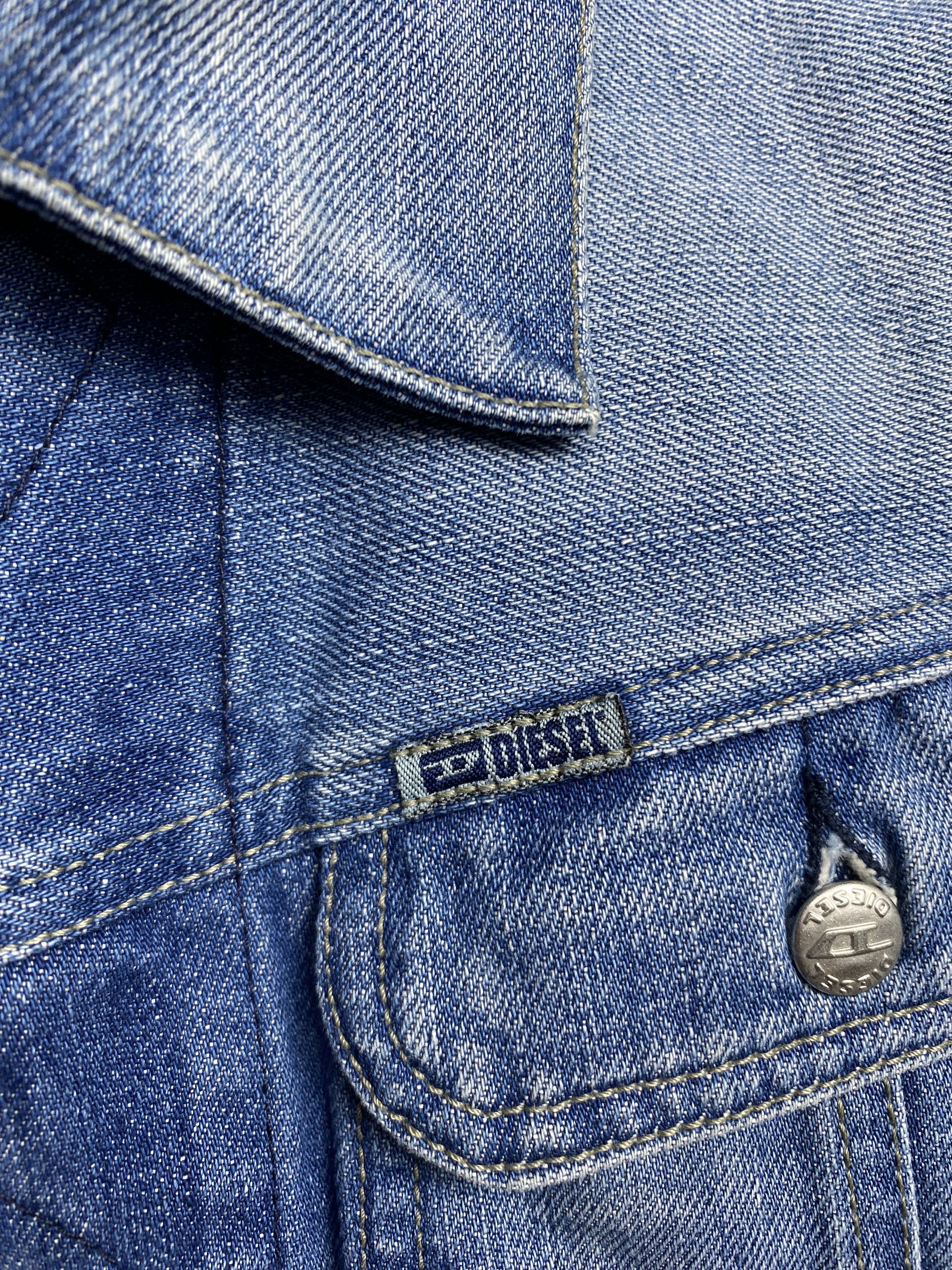 Diesel Diesel Vintage Mens Denim Jacket Size US L / EU 52-54 / 3 - 3 Thumbnail