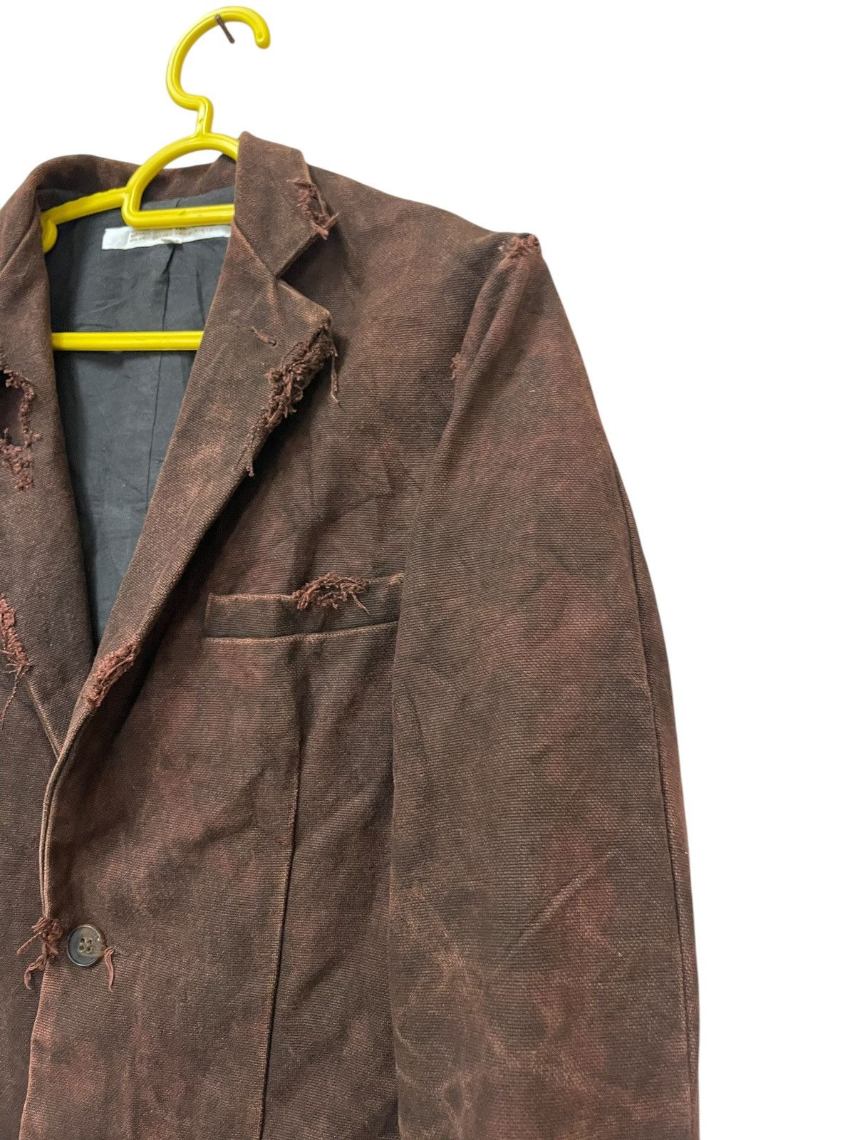 RIPVANWINKLE RIP VAN WINKLE DESTRESS DENIM JACKET Size US S / EU 44-46 / 1 - 7 Thumbnail
