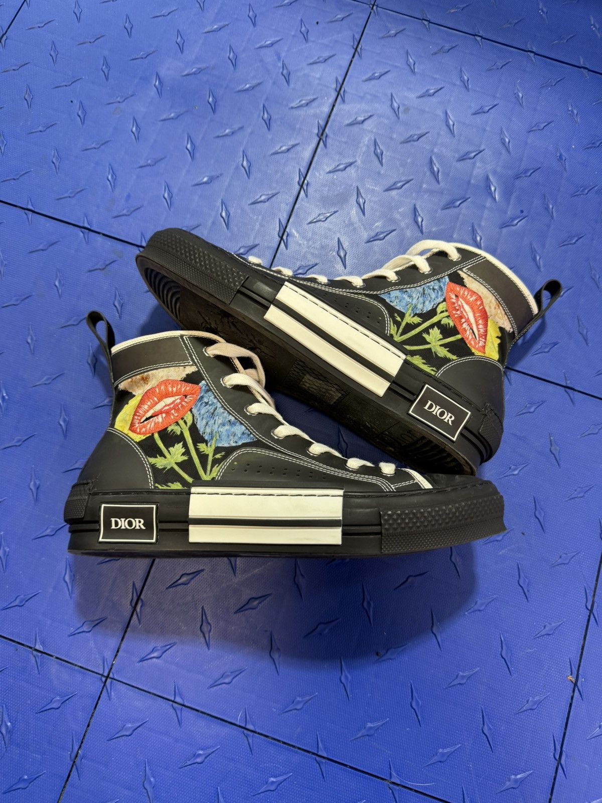 Dior Dior high tops sz 40 Size US 7 / EU 40 - 1 Thumbnail