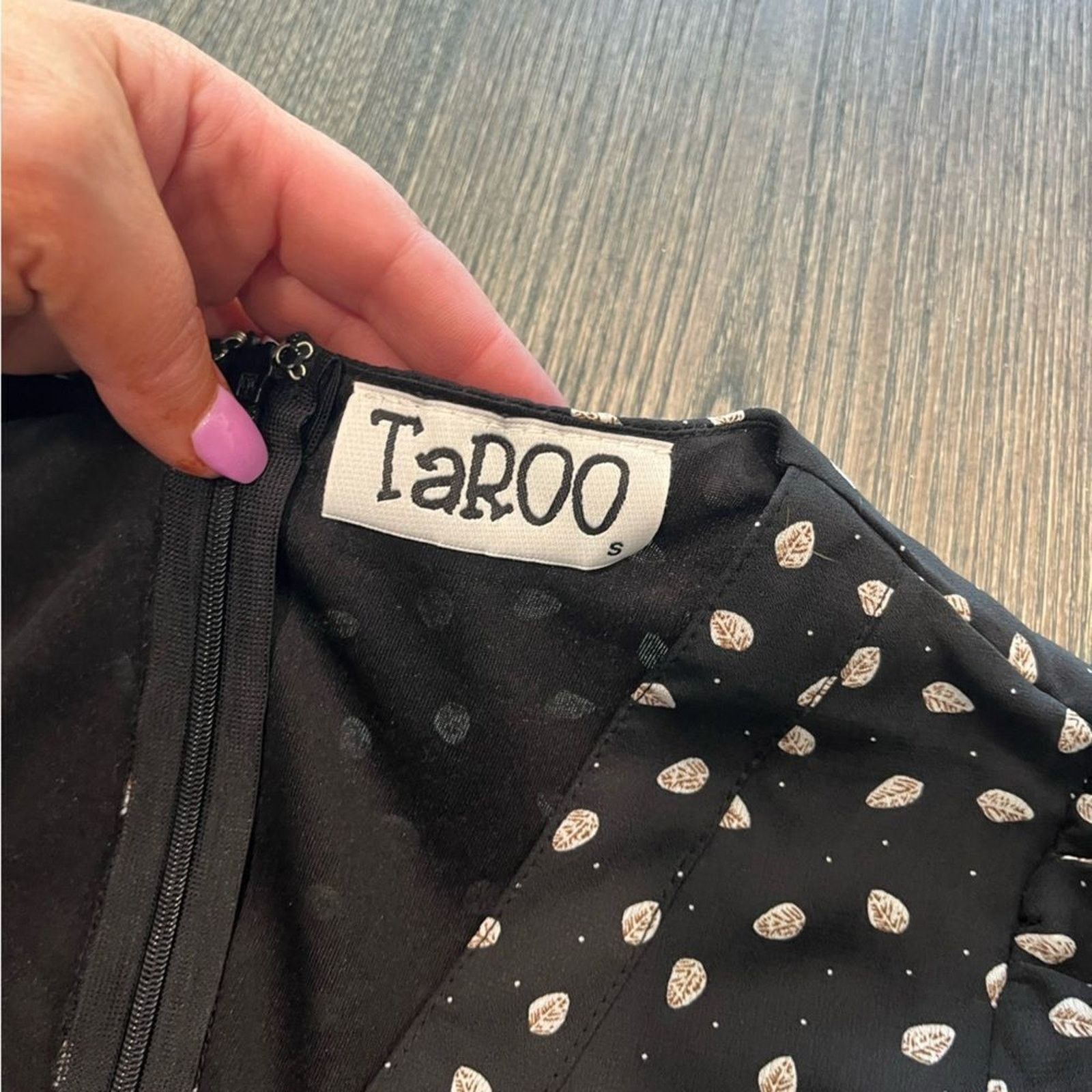 Vintage Taroo Black White Polkadot Mini Length Shift Dress Size S Size S / US 4 / IT 40 - 2 Thumbnail