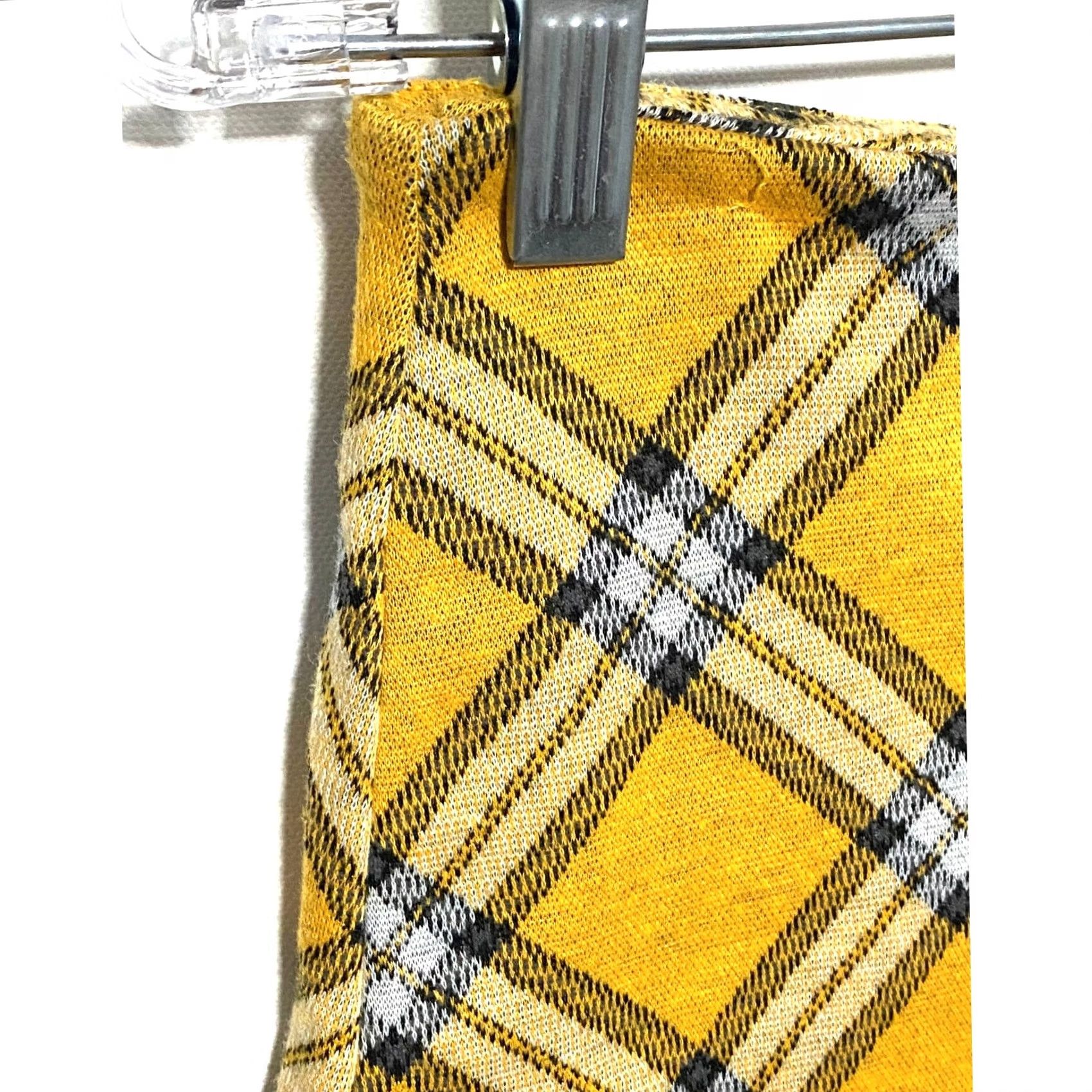 Vintage Madden NYC Side Lace Yellow Plaid Mini Skirt S School Girl Preppy Y2K Academia Skirt Women Junior S Yellow Plaid Mini Skirt Girls/Women Size 28" / US 6 / IT 42 - 4 Thumbnail