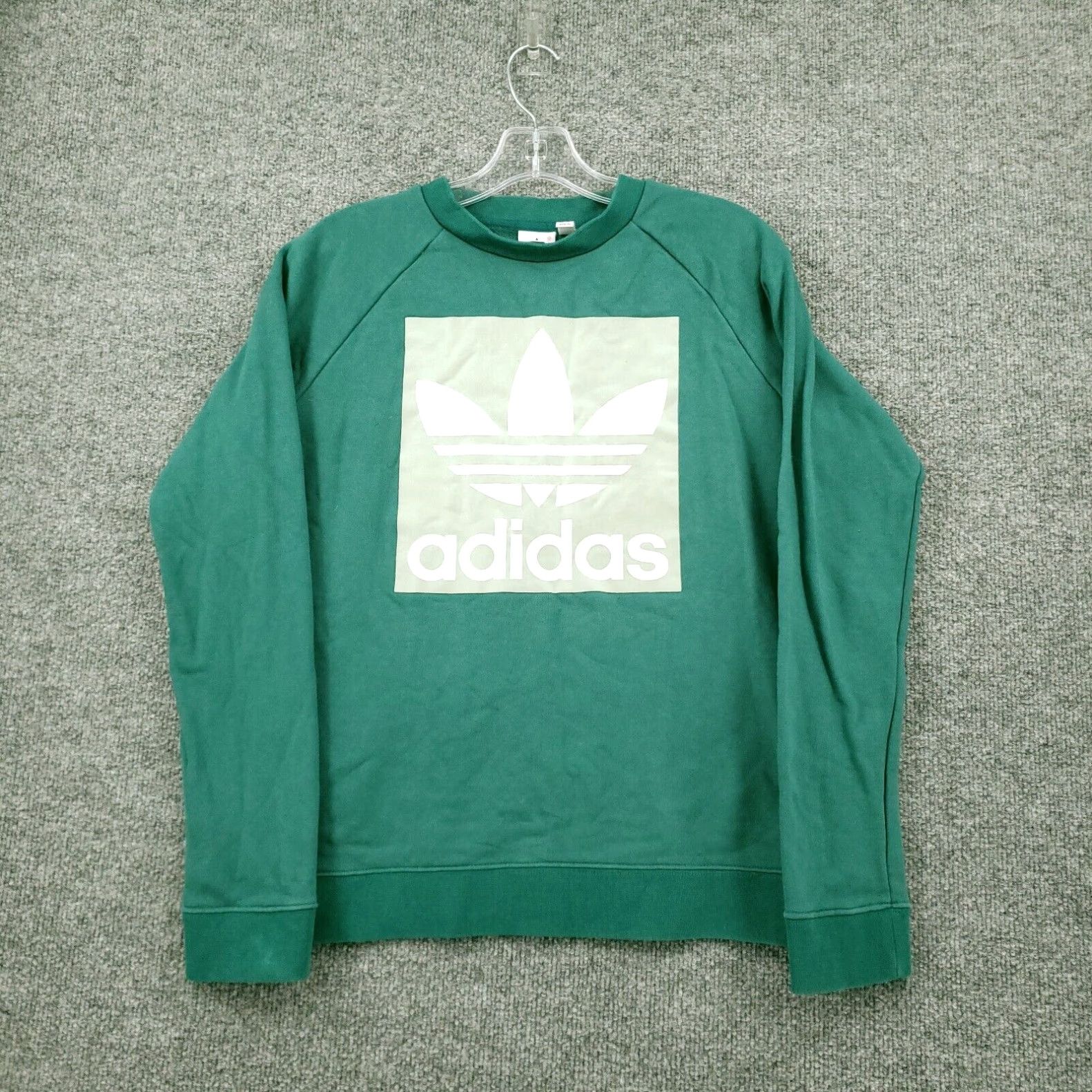 Adidas originals sweatshirt with trefoil logo clearance