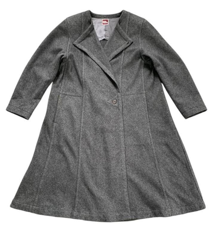 Issey Miyake Vintage 70s Issey Miyake Blend Wool Long Coat Size M / US 6-8 / IT 42-44 - 1 Thumbnail