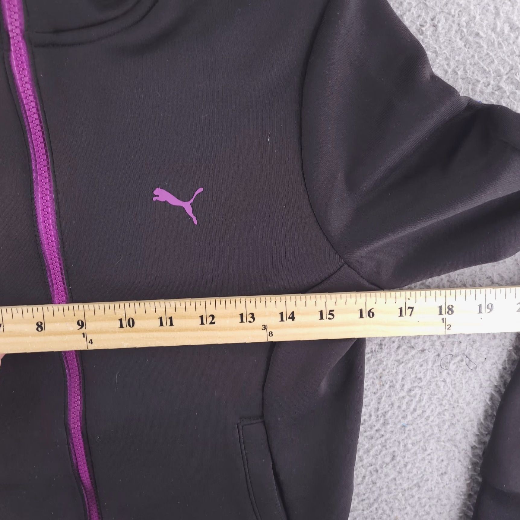 Puma Puma Hoodie Womens XS Black Full Zip Running Performance Activewear Womens XS Black Full Zip Puma Hoodie Size XS / US 0-2 / IT 36-38 - 7 Thumbnail