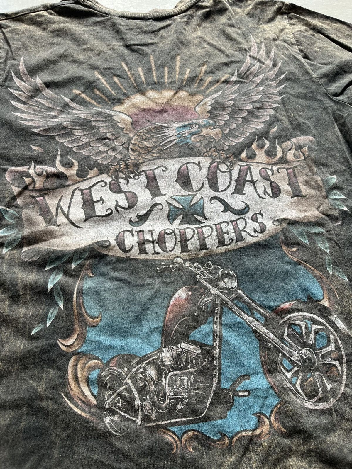 West Coast Choppers Vintage y2k OG West Coast Choppers full print tshirt Size US M / EU 48-50 / 2 - 2 Thumbnail