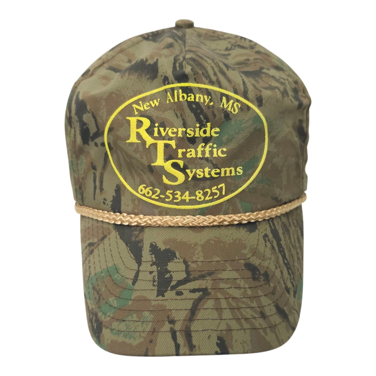 Other Riverside Traffic Systems Camo Rope Snapback Cap Trucker Hat Size ONE SIZE - 14 Thumbnail