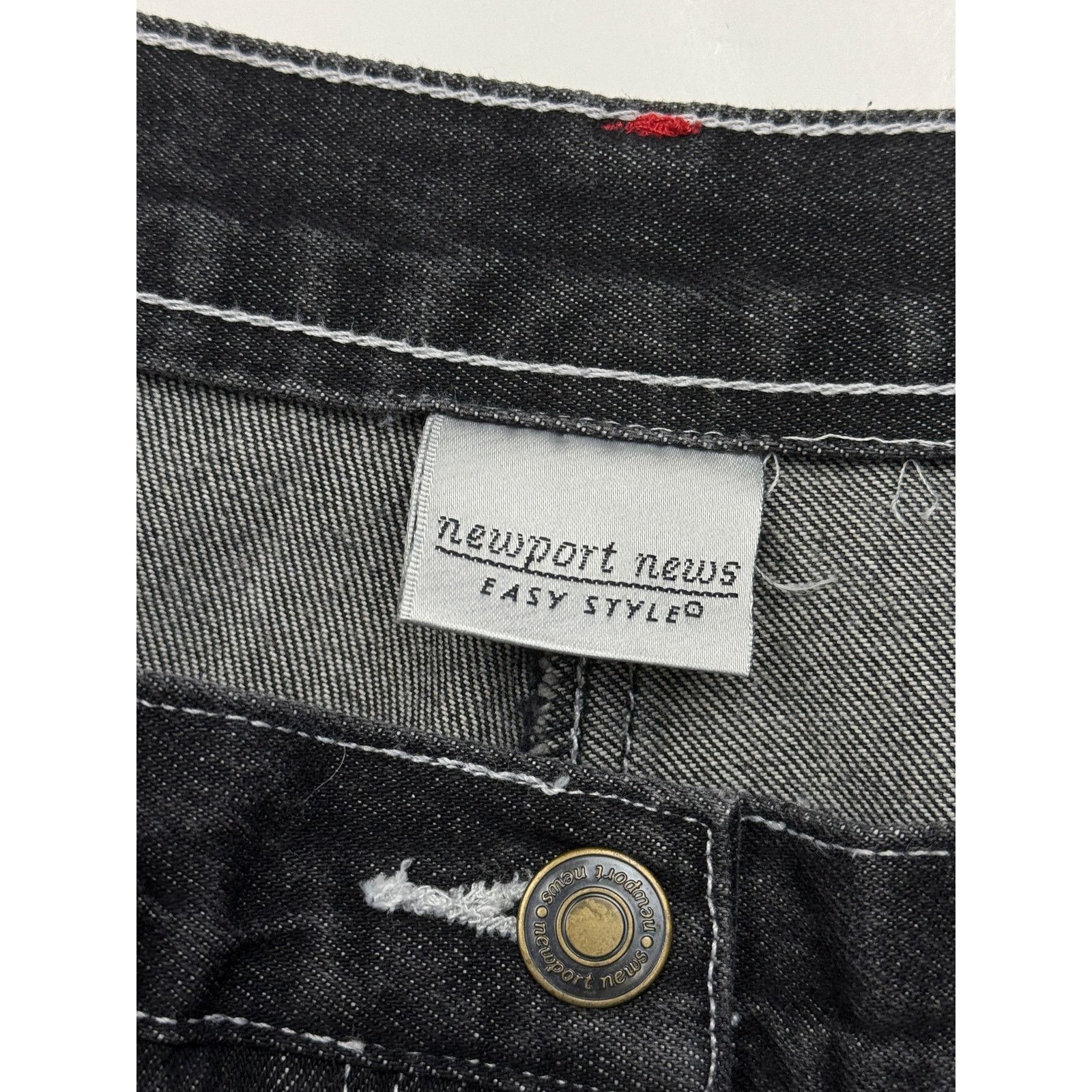 Vintage Vintage Y2K Newport News Carpenter Style Denim Jeans 37W Size US 37 - 3 Thumbnail