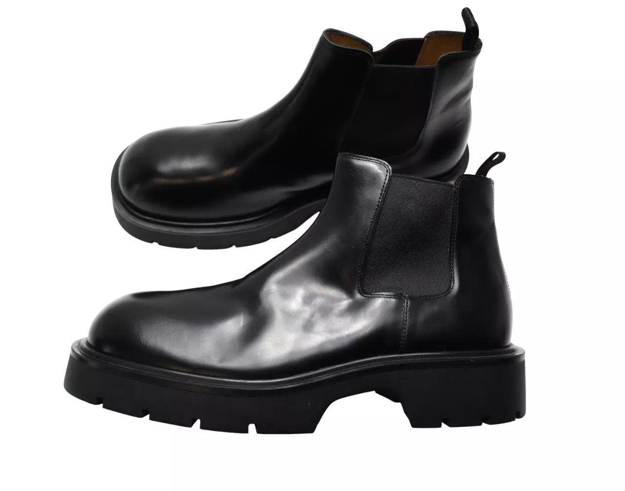 Sandro SANDRO Men EU 44/UK 9.5 Leather Square Toe Rubber Side Ankle Size US 11 / EU 44 - 4 Thumbnail