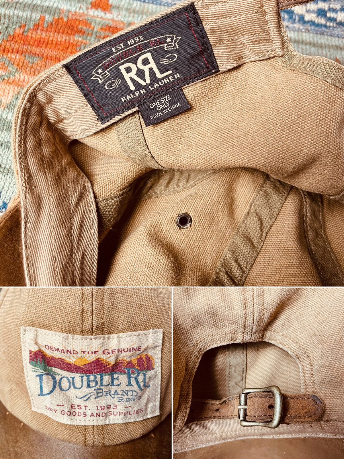 RRL Ralph Lauren RRL Ralph Lauren Rare Leather Baseball Hat cap Size ONE SIZE - 13 Thumbnail