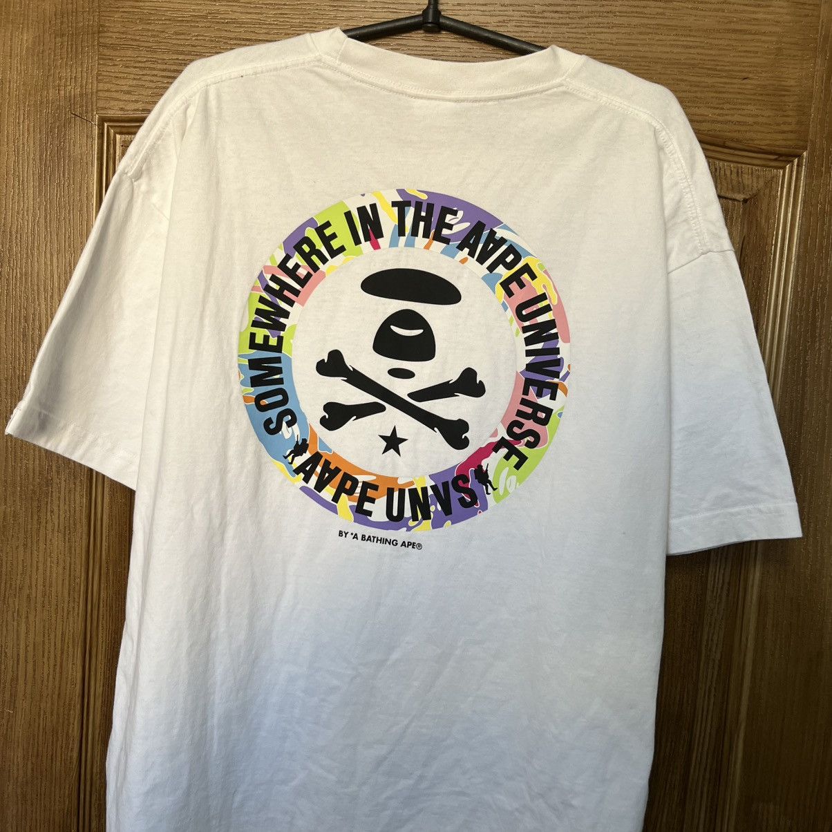 Aape Aape Bape circle logo t-shirt tee big logo Size US XL / EU 56 / 4 - 3 Thumbnail