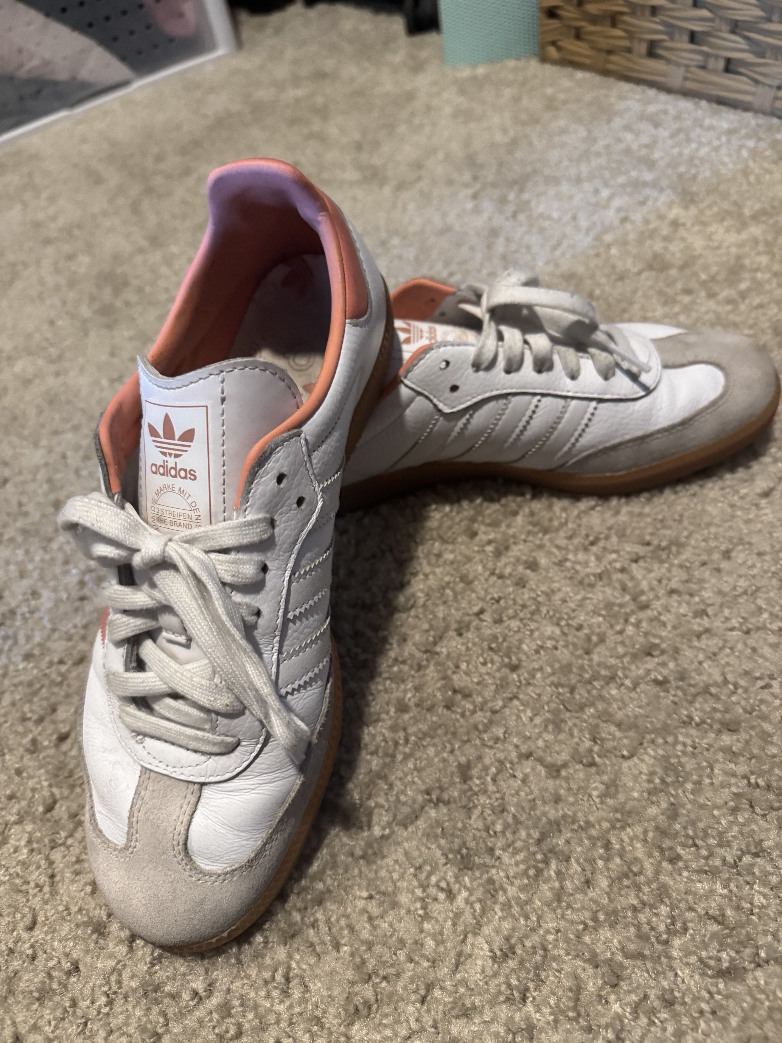 Adidas adidas Samba OG Sneaker in White/Wonder Mauve/Off white Size US 9.5 / IT 39.5 - 5 Thumbnail