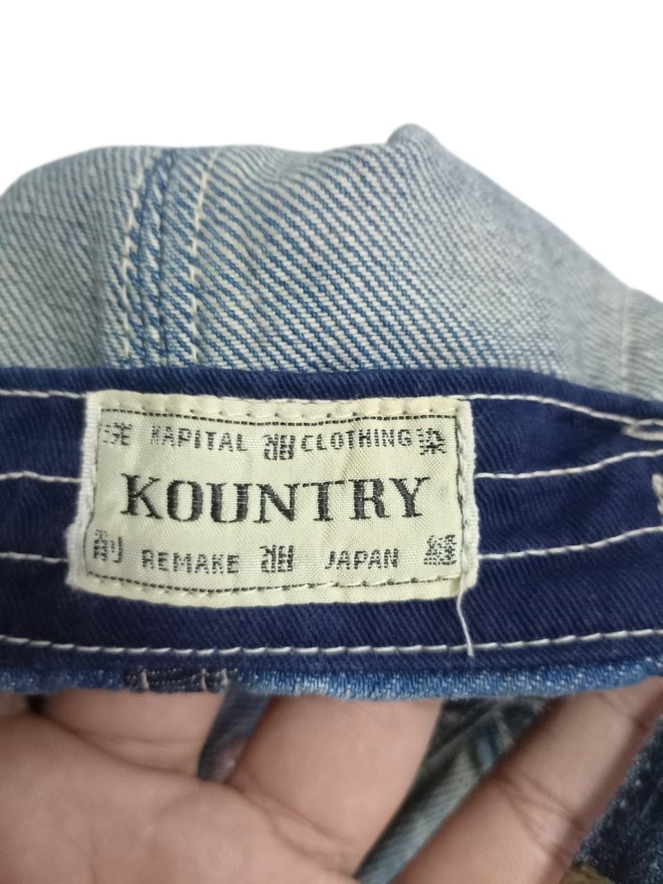 Kapital Kountry Kapital Kountry Denim cap Size ONE SIZE - 6 Thumbnail