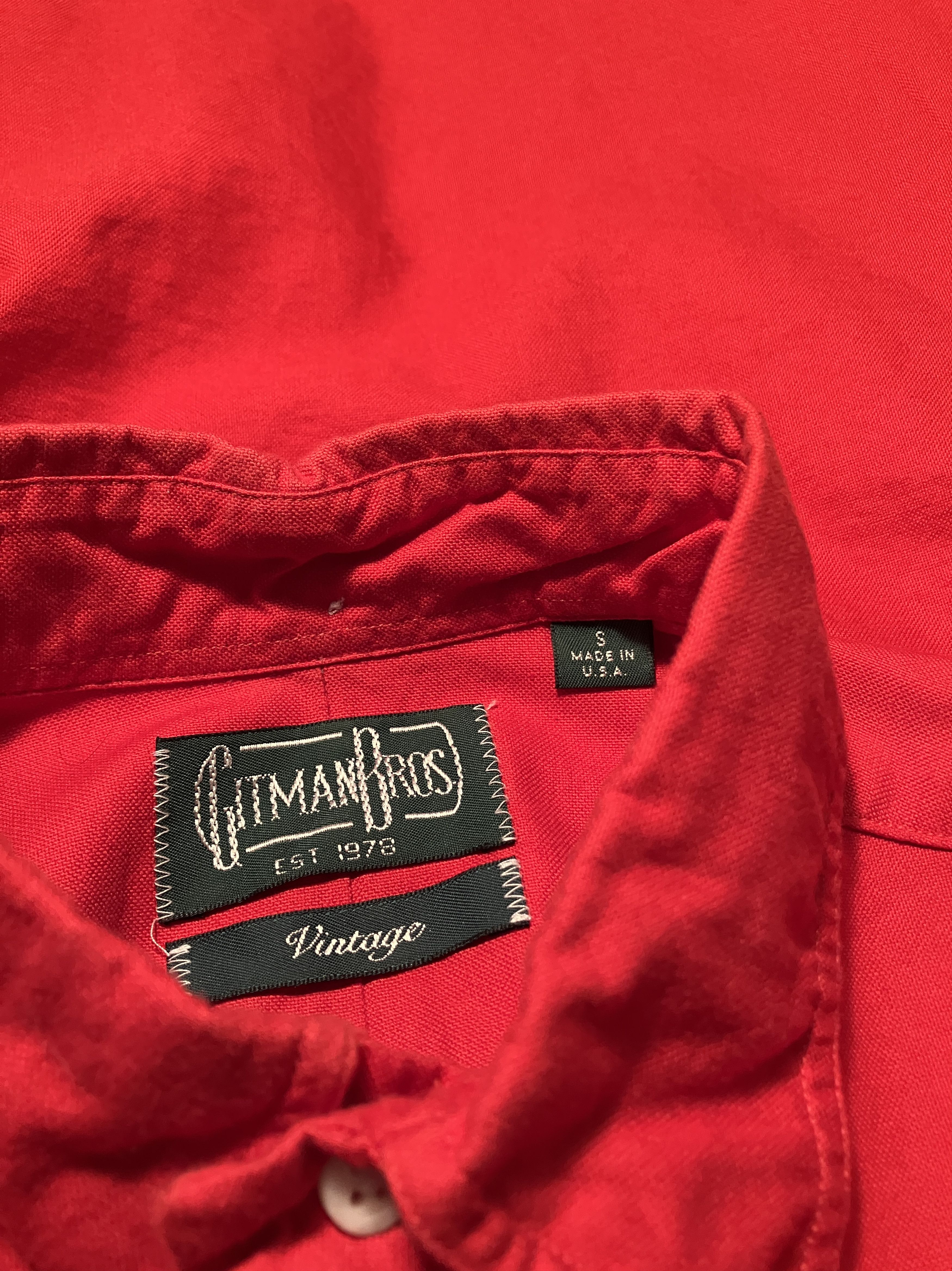Gitman Bros. Vintage Gitman Bros Vintage Button Down Oxford - Red Size US S / EU 44-46 / 1 - 3 Thumbnail