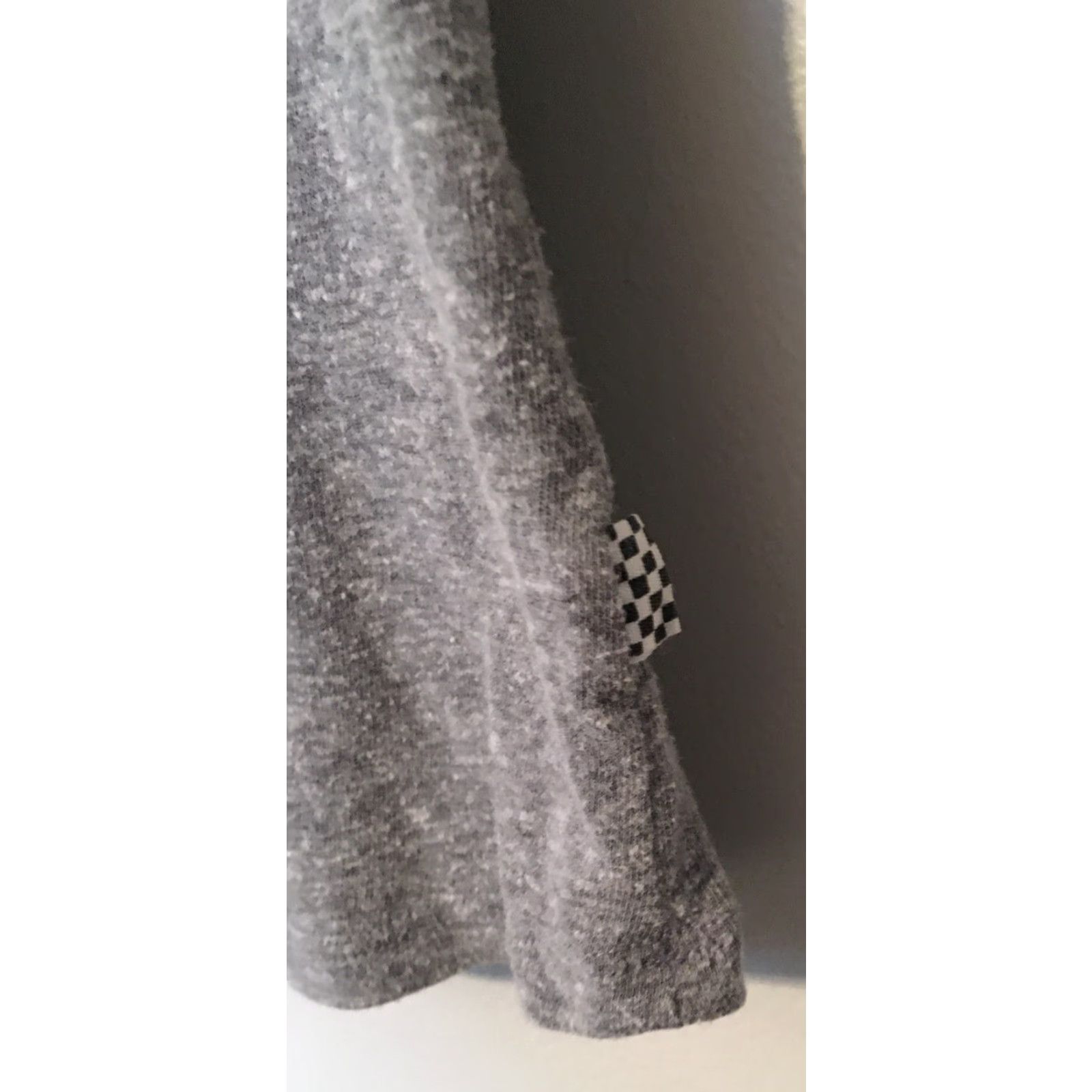 Vans VANS Shirt Womens XS Gray Logo Long Sleeve Crew Neck Top Off The Wall Casual Knit Size XS / US 0-2 / IT 36-38 - 4 Thumbnail