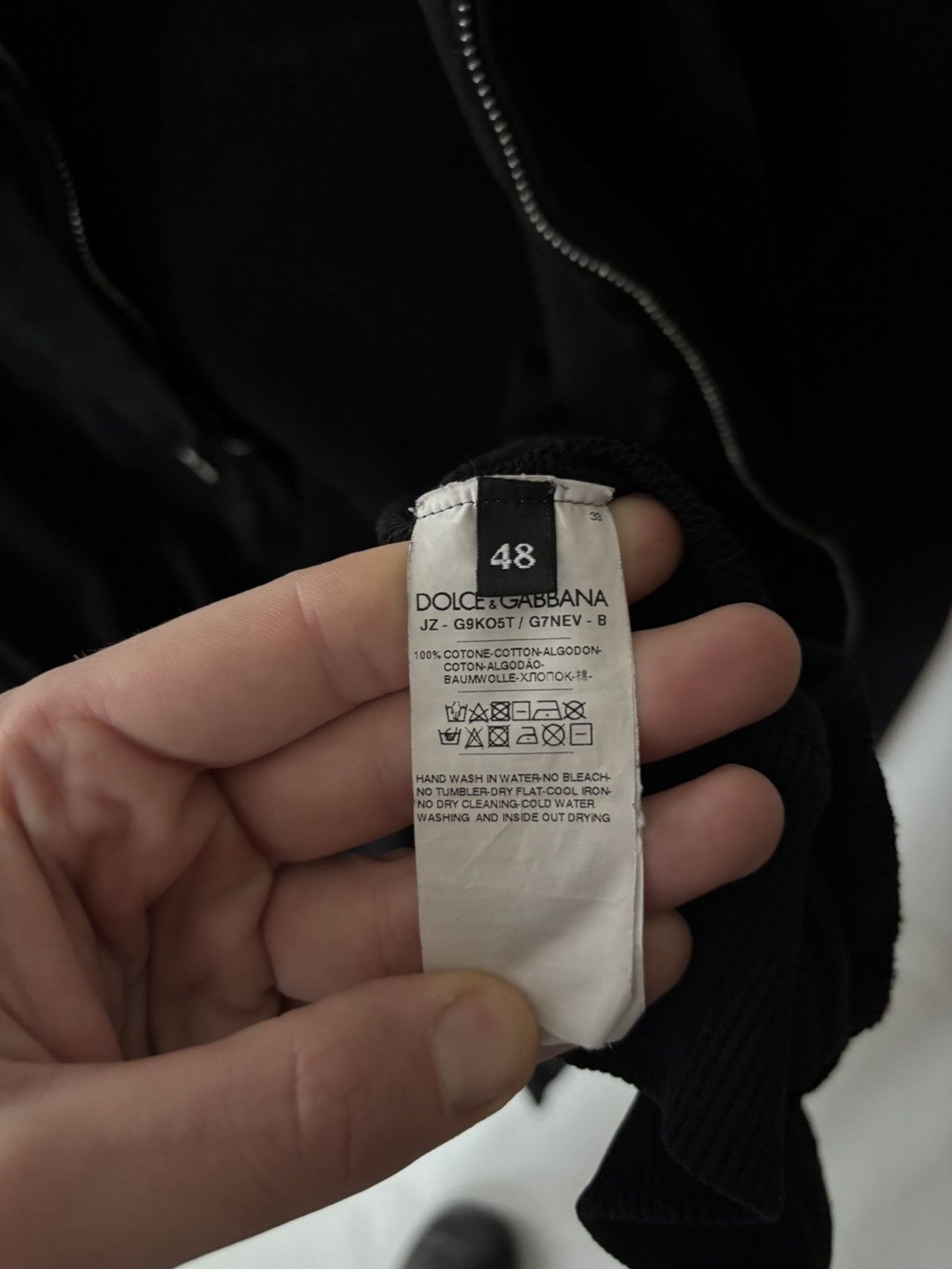 Dolce & Gabbana Dolce Gabbana Logo Zip Hoodie Size US M / EU 48-50 / 2 - 8 Thumbnail