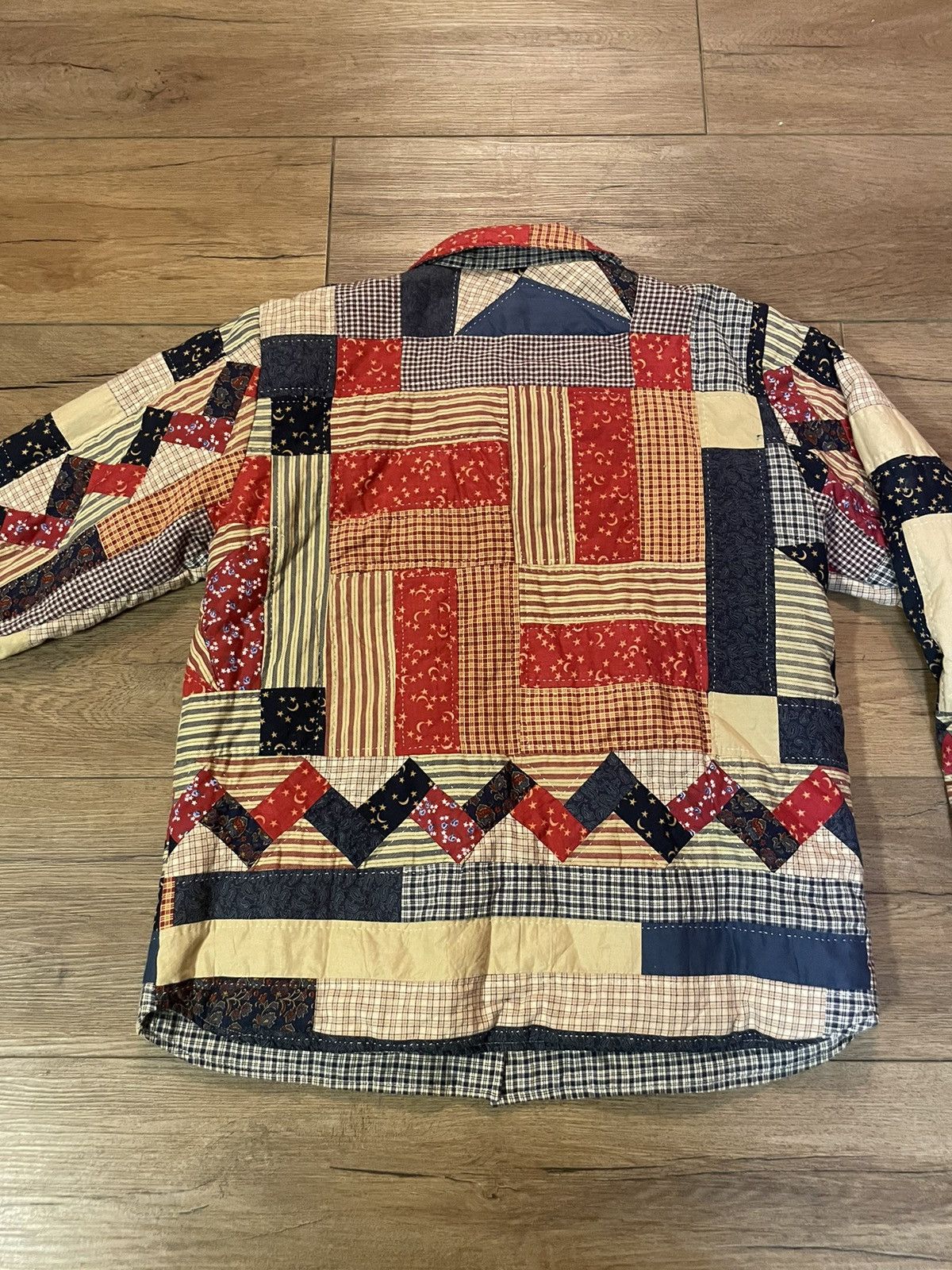 Vintage Vintage patchwork jacket quilt Size US XL / EU 56 / 4 - 2 Thumbnail
